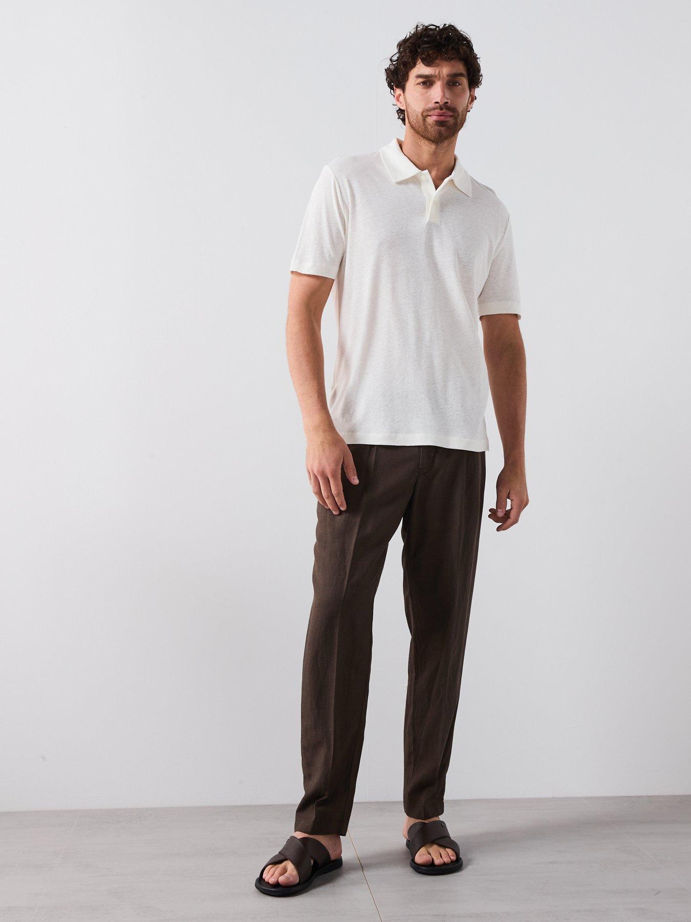  image of mango-delave-smart-tencel-trousers
