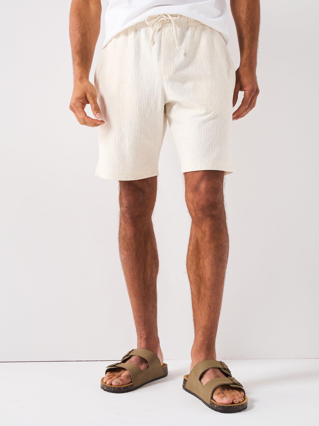 Image 1 of 6 of Mango Moyas Smart Casual Textured Shorts