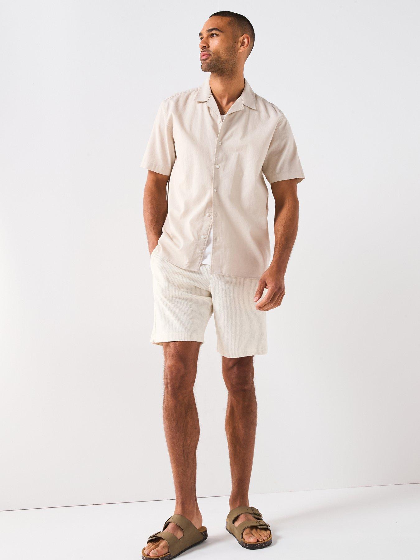 Image 3 of 6 of Mango Moyas Smart Casual Textured Shorts
