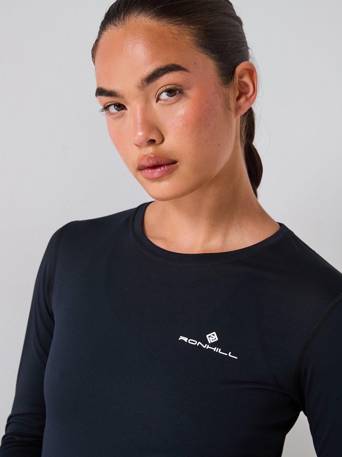 Image 4 of 6 of Ronhill Women's Running Core Long Sleeve Tee - Black