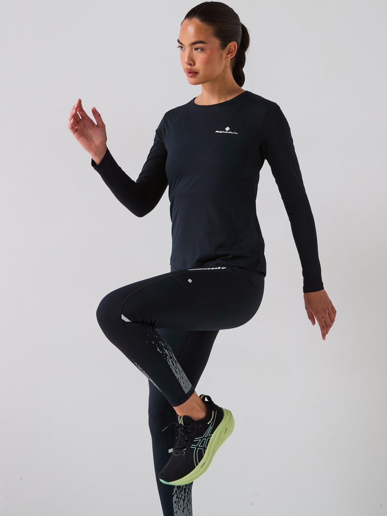 Image 5 of 6 of Ronhill Women's Running Core Long Sleeve Tee - Black