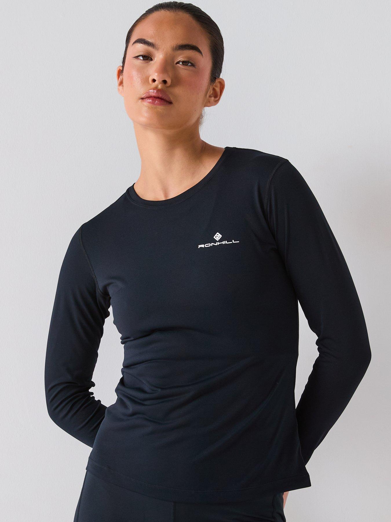 Image 6 of 6 of Ronhill Women's Running Core Long Sleeve Tee - Black