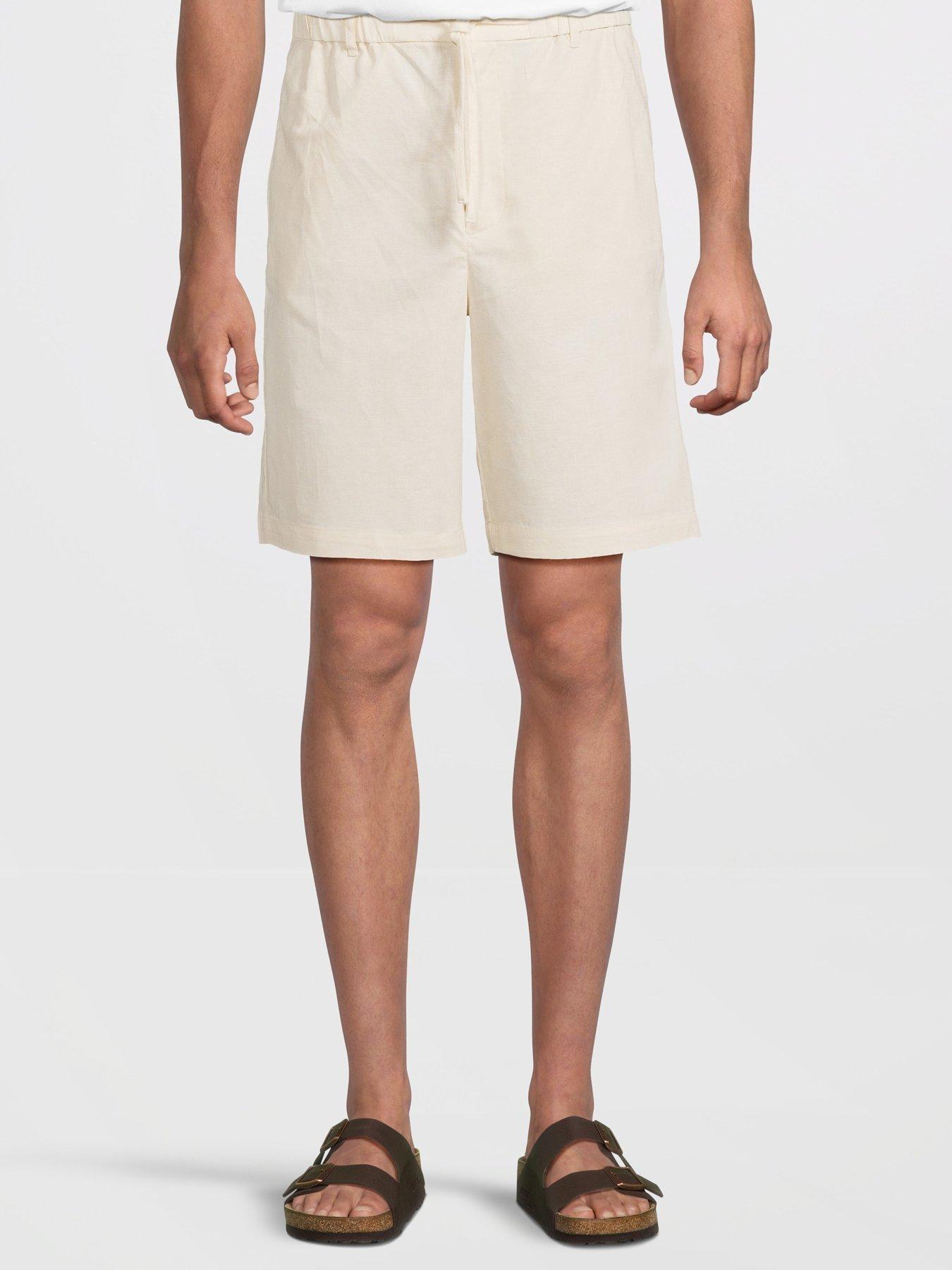  image of mango-cabrera-smart-casual-bermuda-shorts-beige