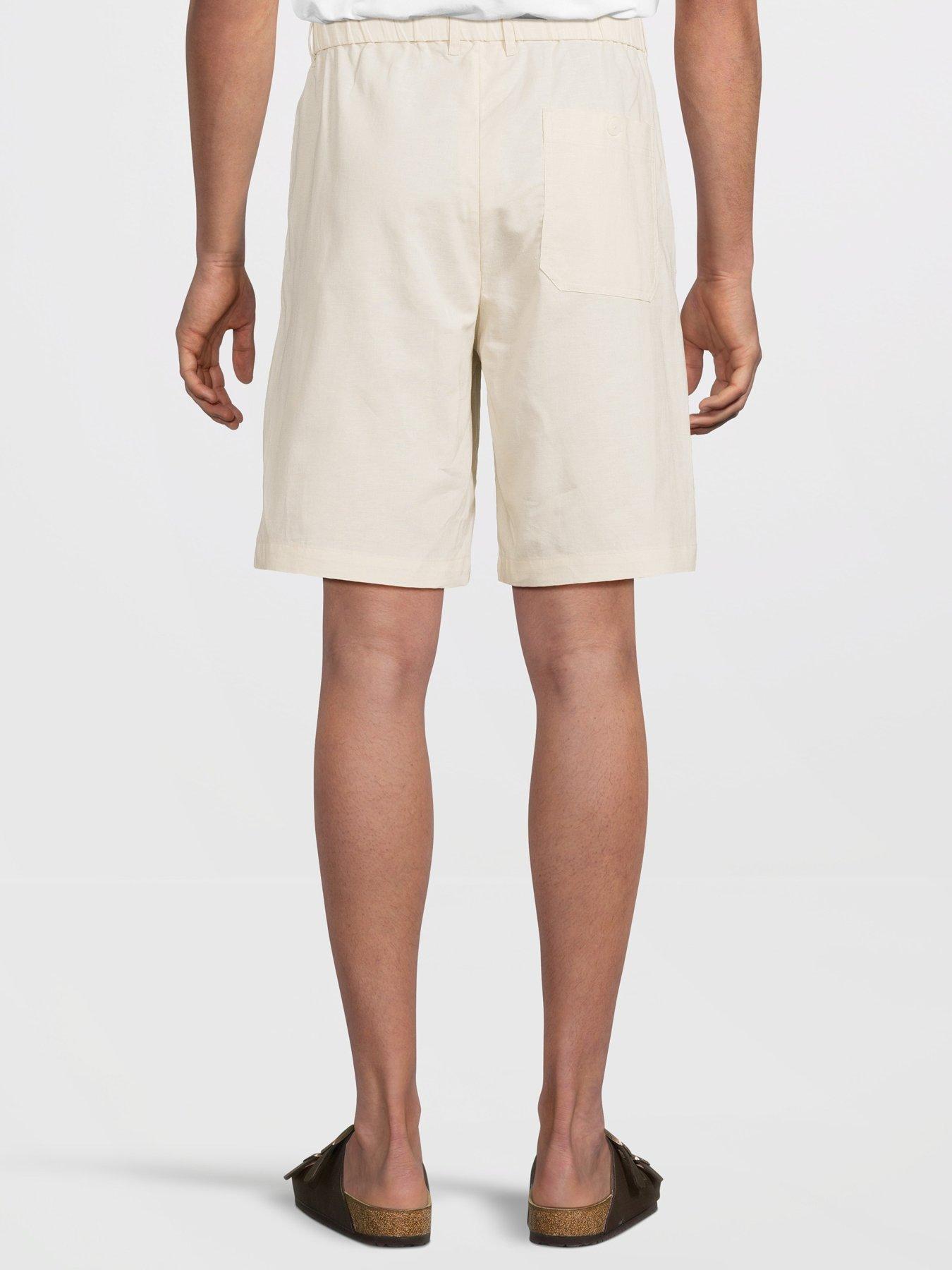  image of mango-cabrera-smart-casual-bermuda-shorts-beige