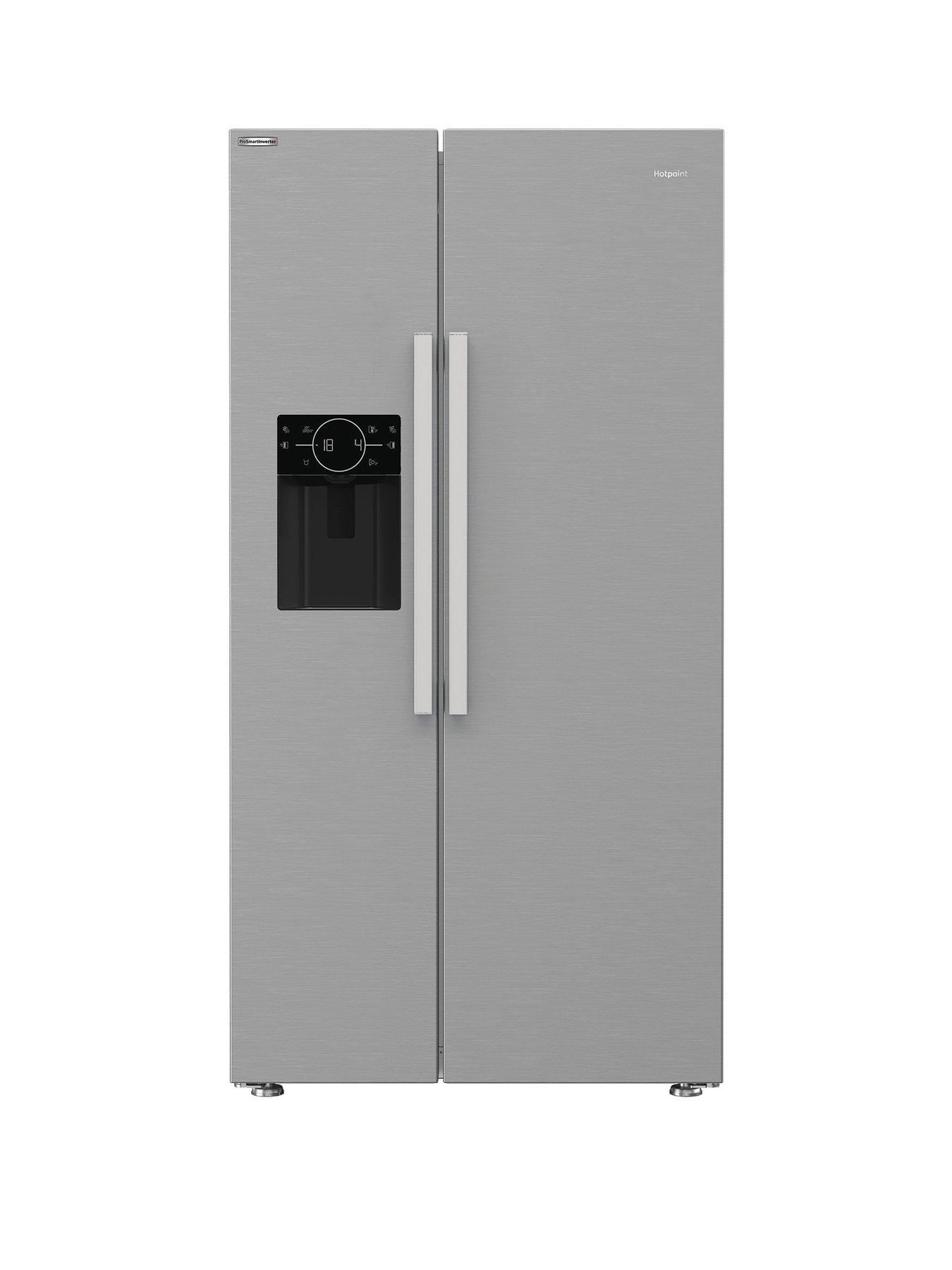 undefined Hotpoint - HPG26573WXP4UK - Dual No Frost Side-by-side Fridge Freezer - Silver