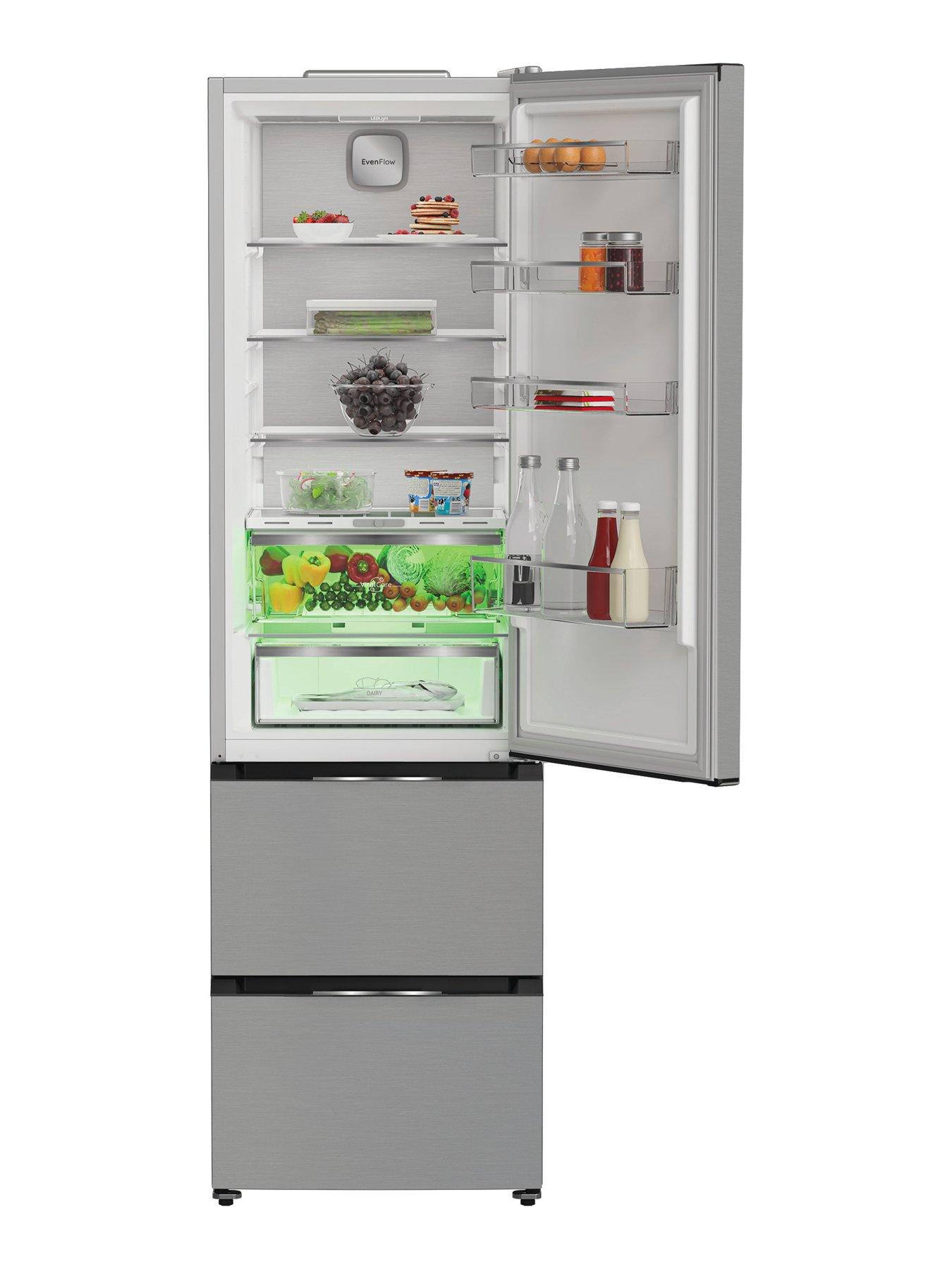  image of hotpoint-hpkf5351xp4uk-dual-no-frost-fridge-freezer-silver