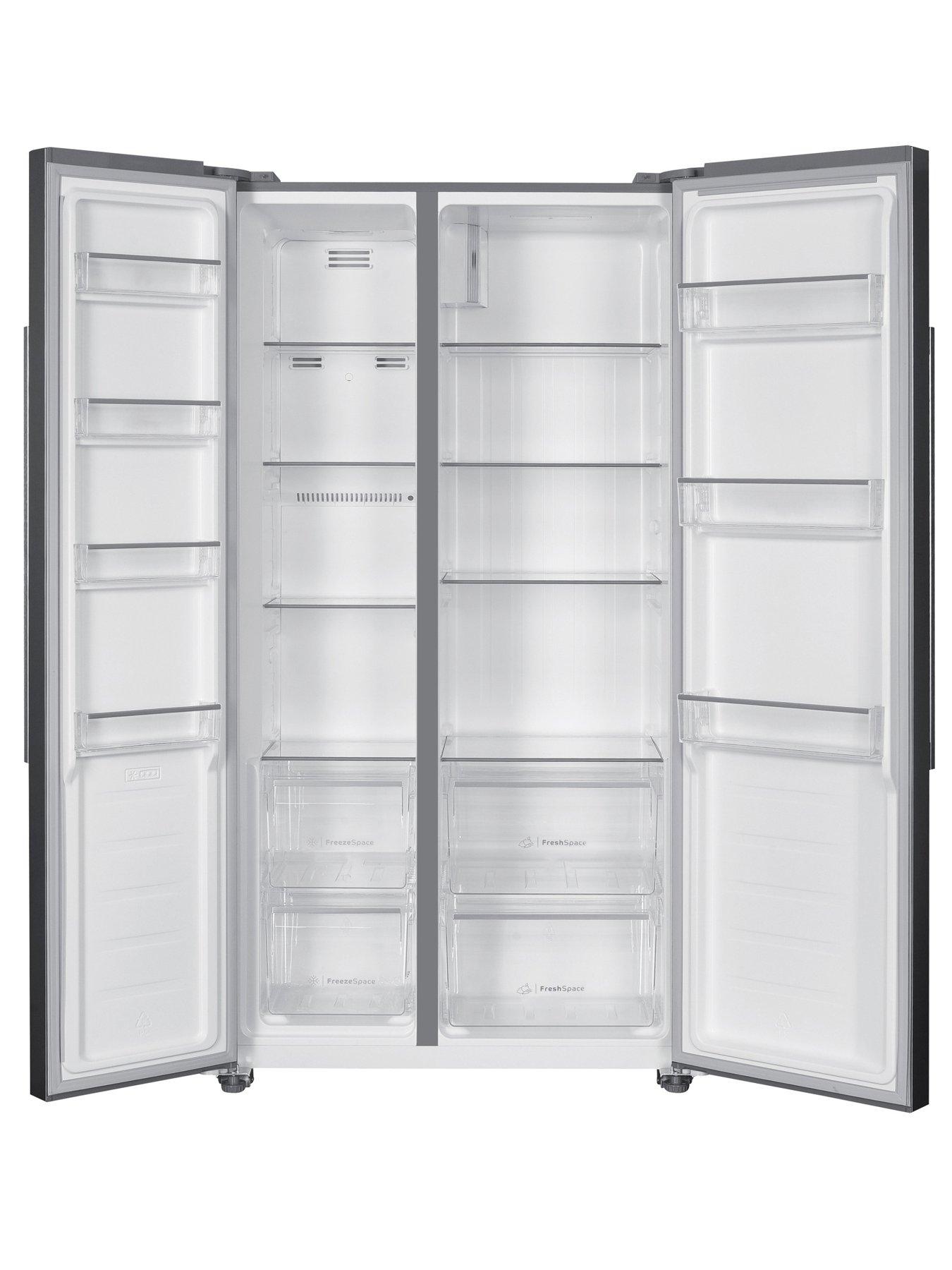  image of indesit-ingf6441xp4uk-american-side-by-side-442lnbsptotal-no-frost-fridge-freezer-silver