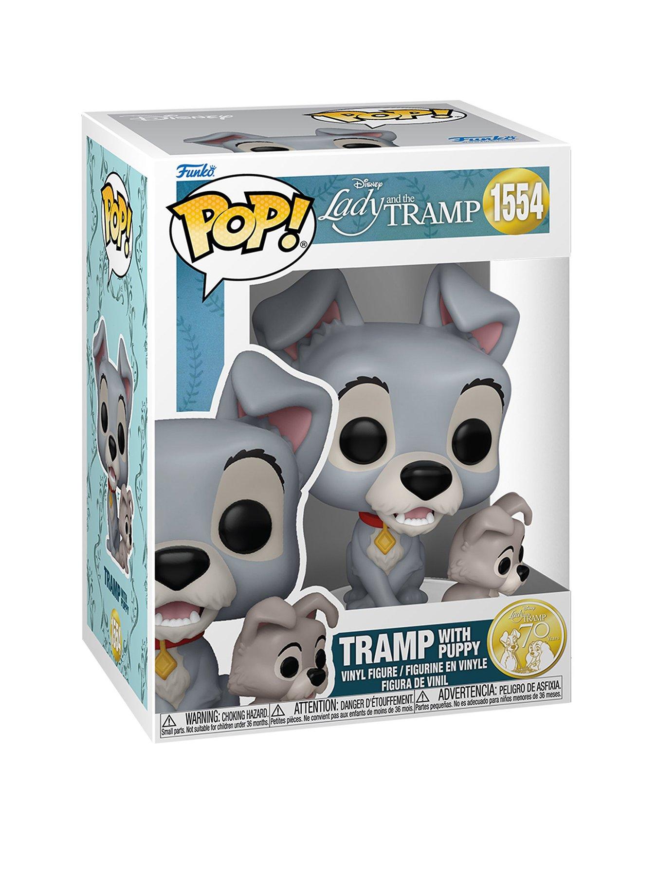 Image 1 of 2 of Pop! Disney: Lady and the Tramp&nbsp;- Tramp With Puppy #1554
