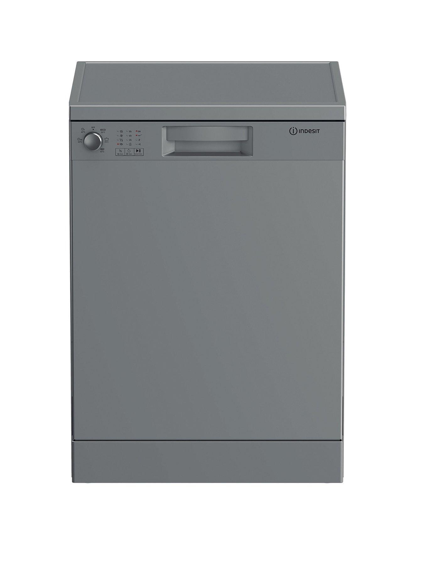 image of indesit-in2fe13dt9suk-60cm-wide-13-place-settingnbspfreestanding-dishwasher-silver