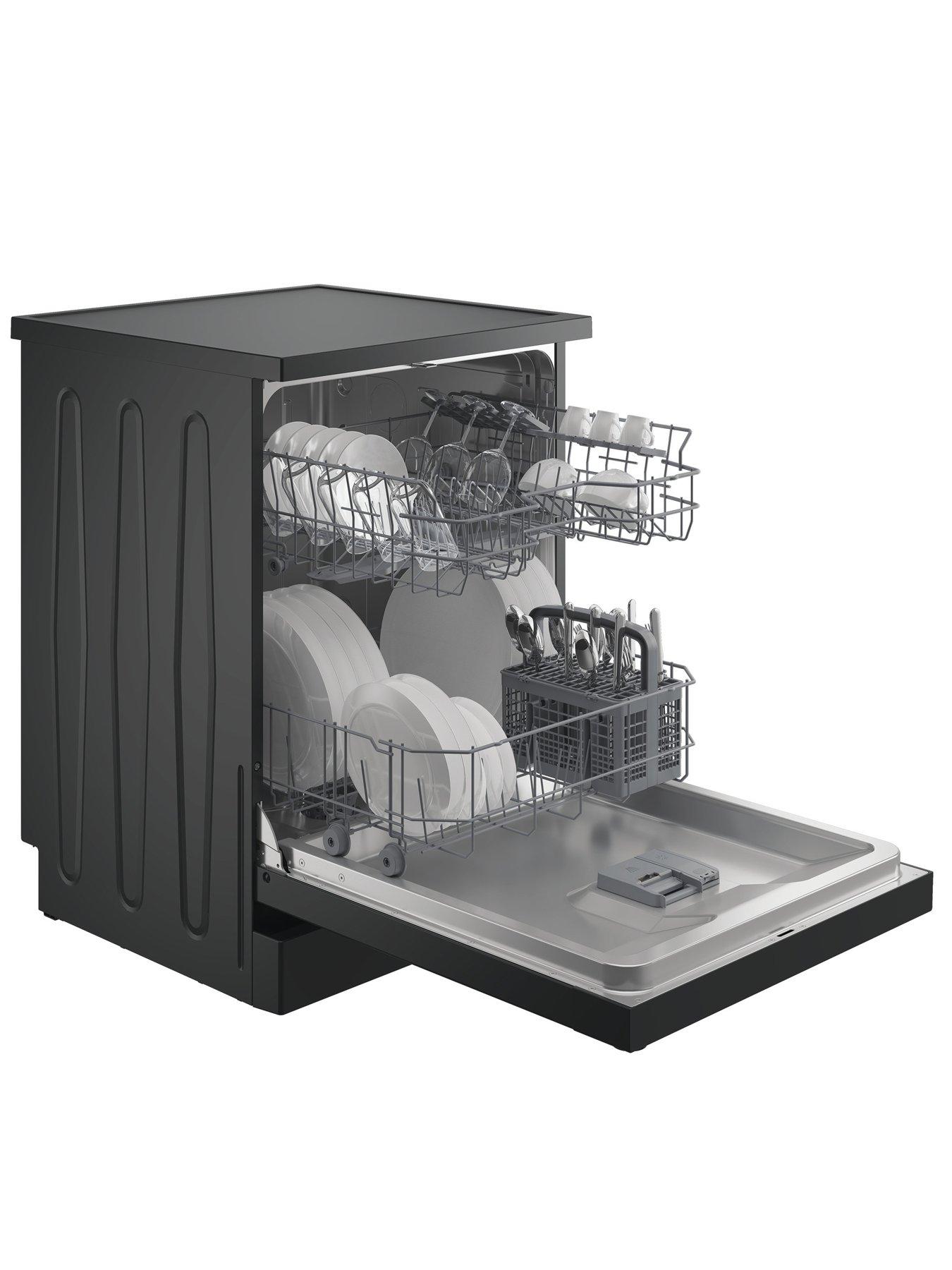 image of indesit-in2fe13dt9auk-60cm-widenbspfreestanding-13-settingnbspdishwasher-dark-silver