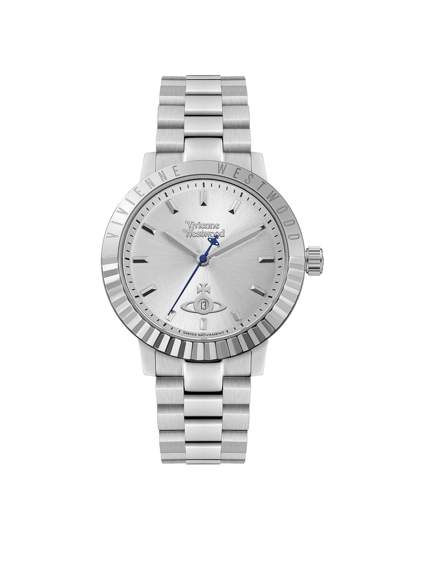 Vivienne Westwood Dulwich Quartz Watch with Silver Dial and Stainless Steel Bracelet