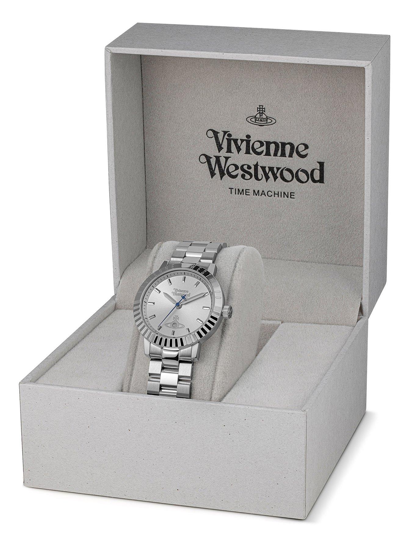 Image 7 of 7 of Vivienne Westwood Dulwich Quartz Watch with Silver Dial and Stainless Steel Bracelet