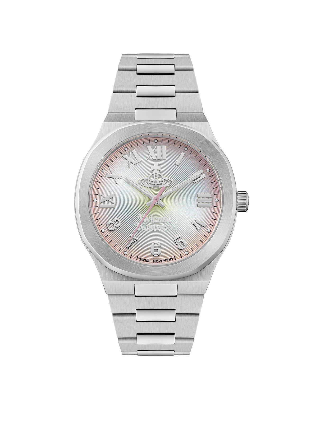 Vivienne Westwood Merton Quartz Watch with Multi Coloured Dial and Stainless Steel Bracelet