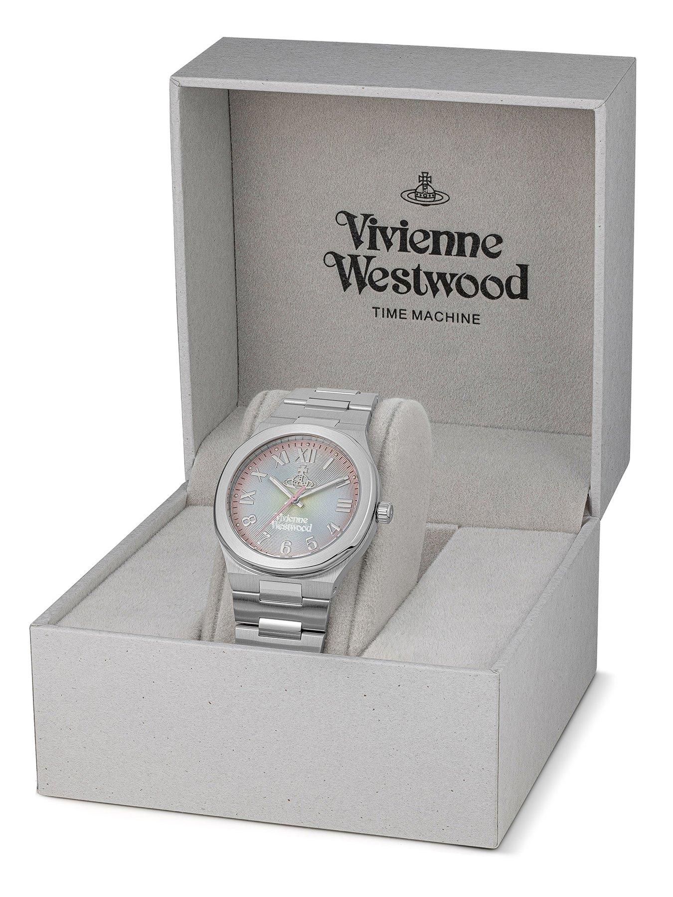 Image 7 of 7 of Vivienne Westwood Merton Quartz with Multi Coloured Dial and Stainless Steel Bracelet