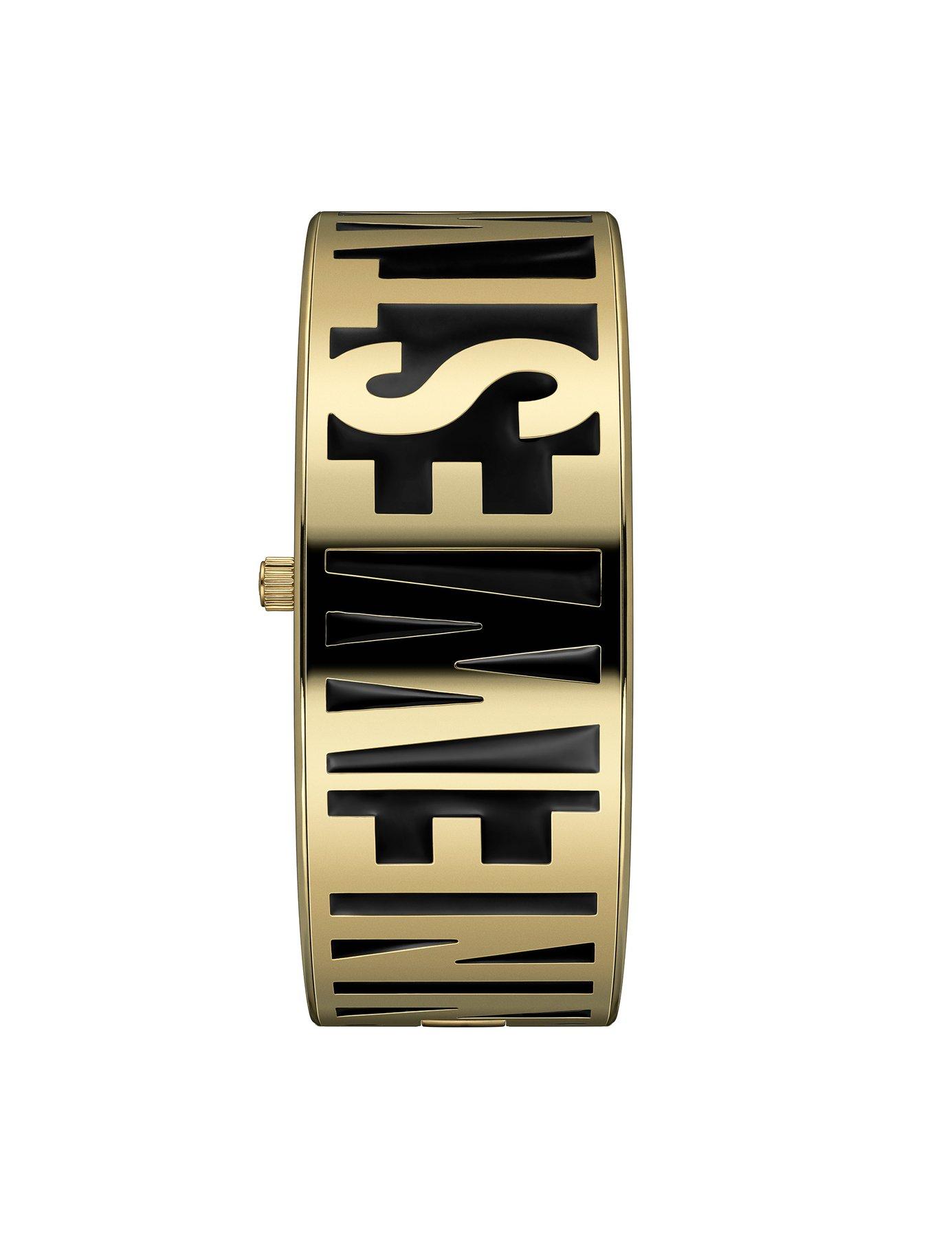 Image 3 of 6 of Vivienne Westwood Belvoir Ladies Quartz Watch, Black Stainless Steel Bangle
