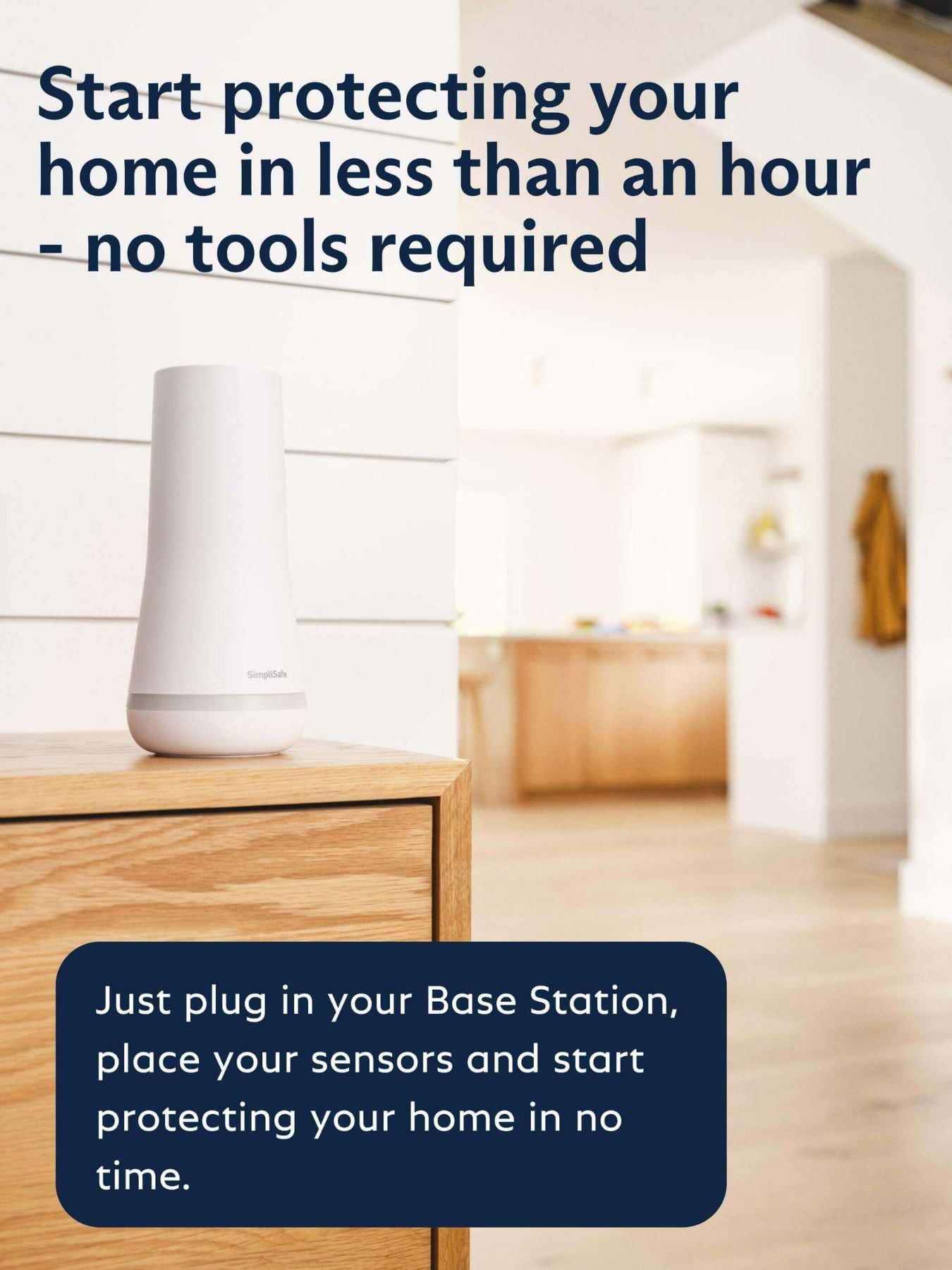 Image 2 of 7 of SimpliSafe 6-Piece Smart Wireless Home Security Camera &amp; Alarm System