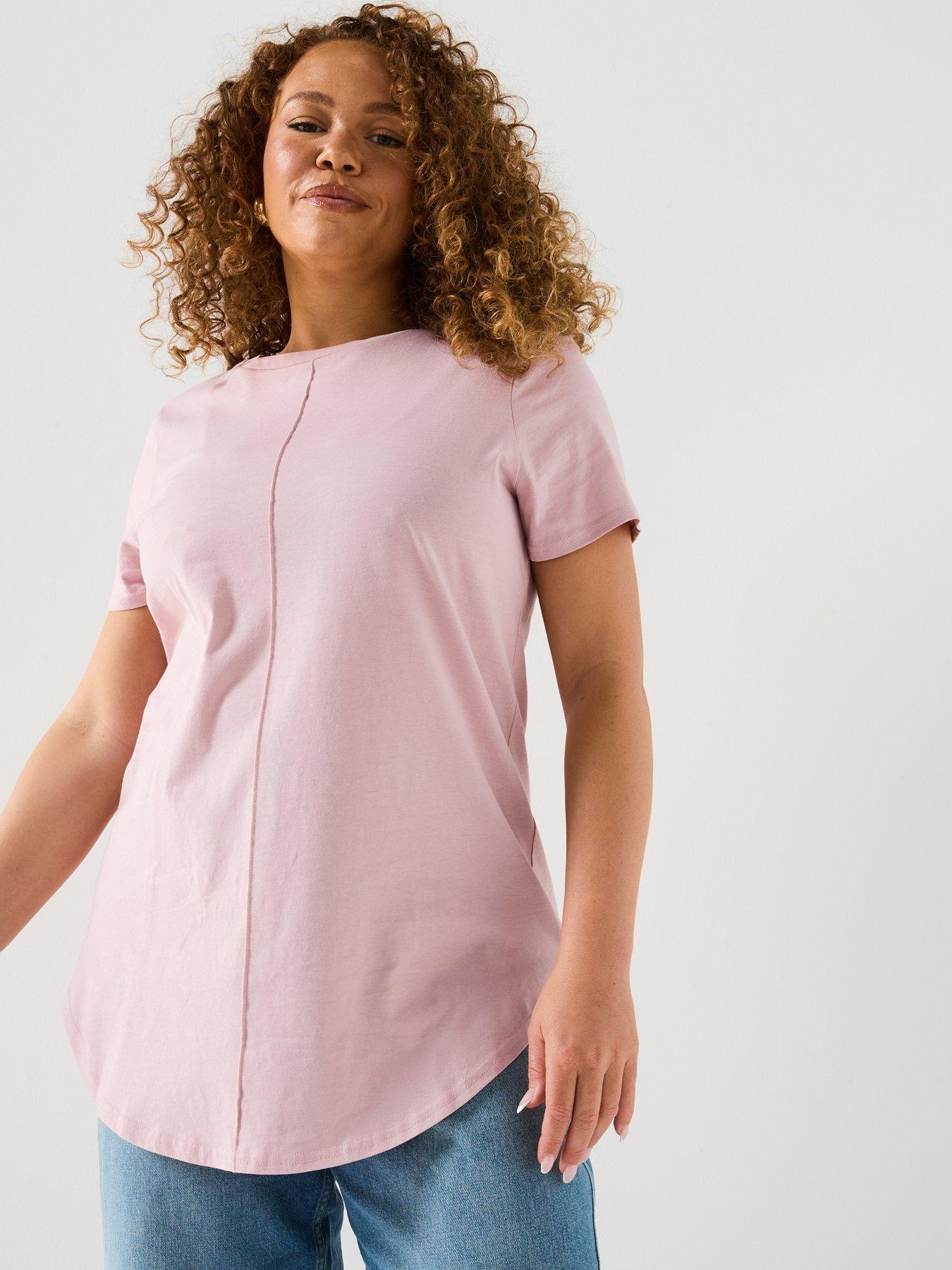 undefined Scoop Hem T-shirt