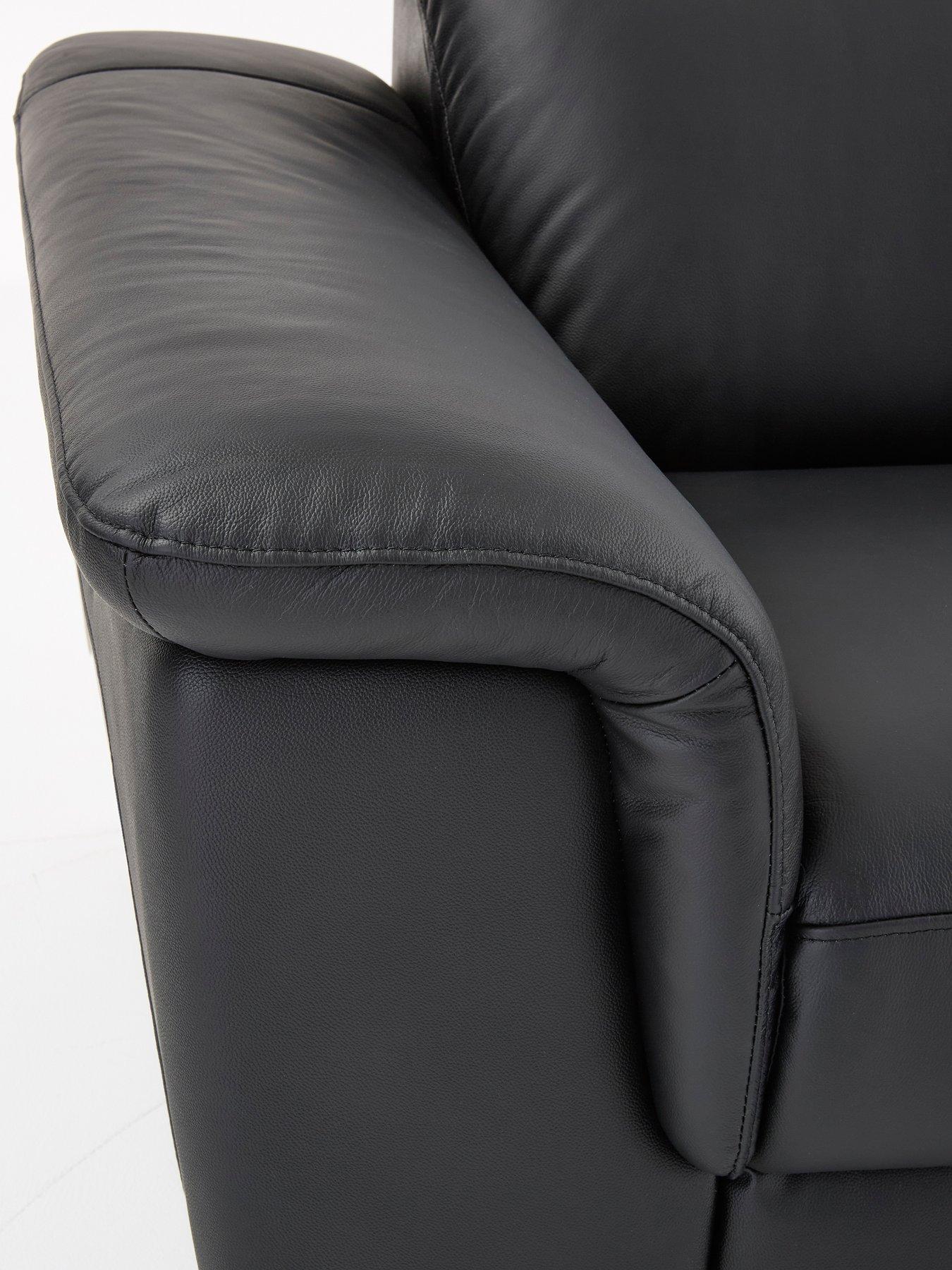 Image 5 of 7 of The Very Collection Lorenza 3 Seater Leather/Faux Leather Power Recliner - FSC&reg; Certified
