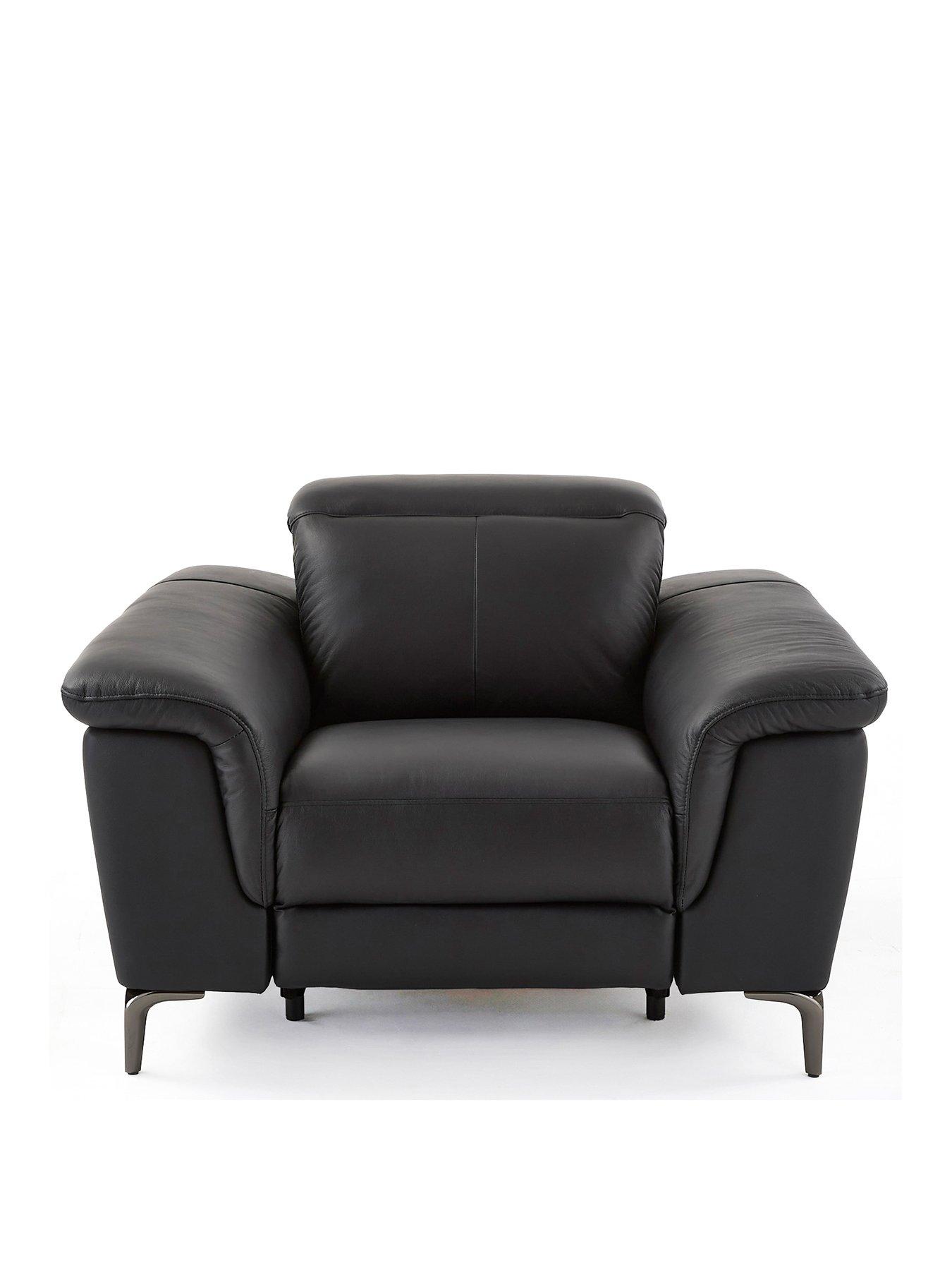 Image 2 of 7 of Very Home Lorenza Leather Power Recliner Armchair
