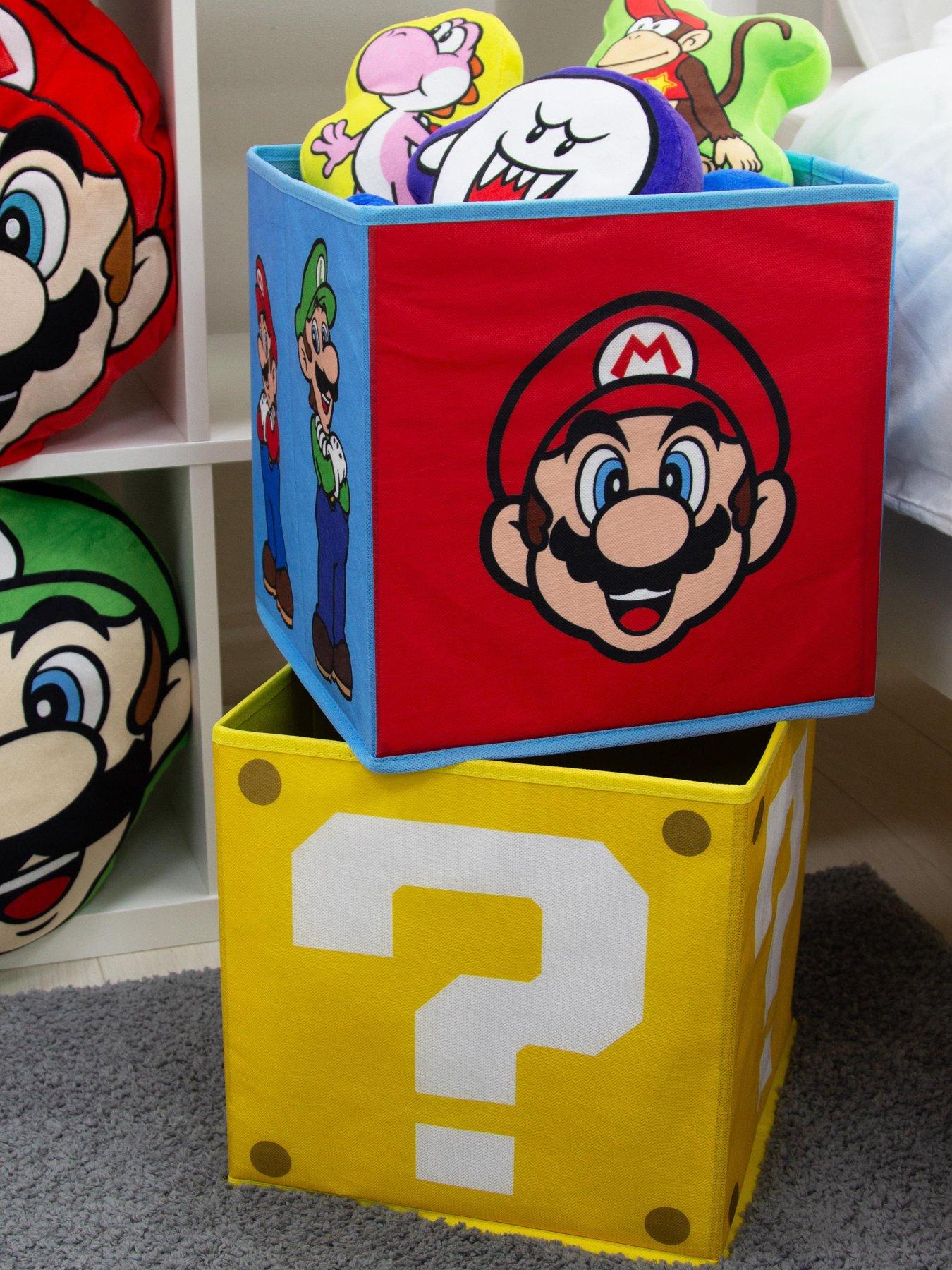 Super Mario Faces 2 Pack Storage Box