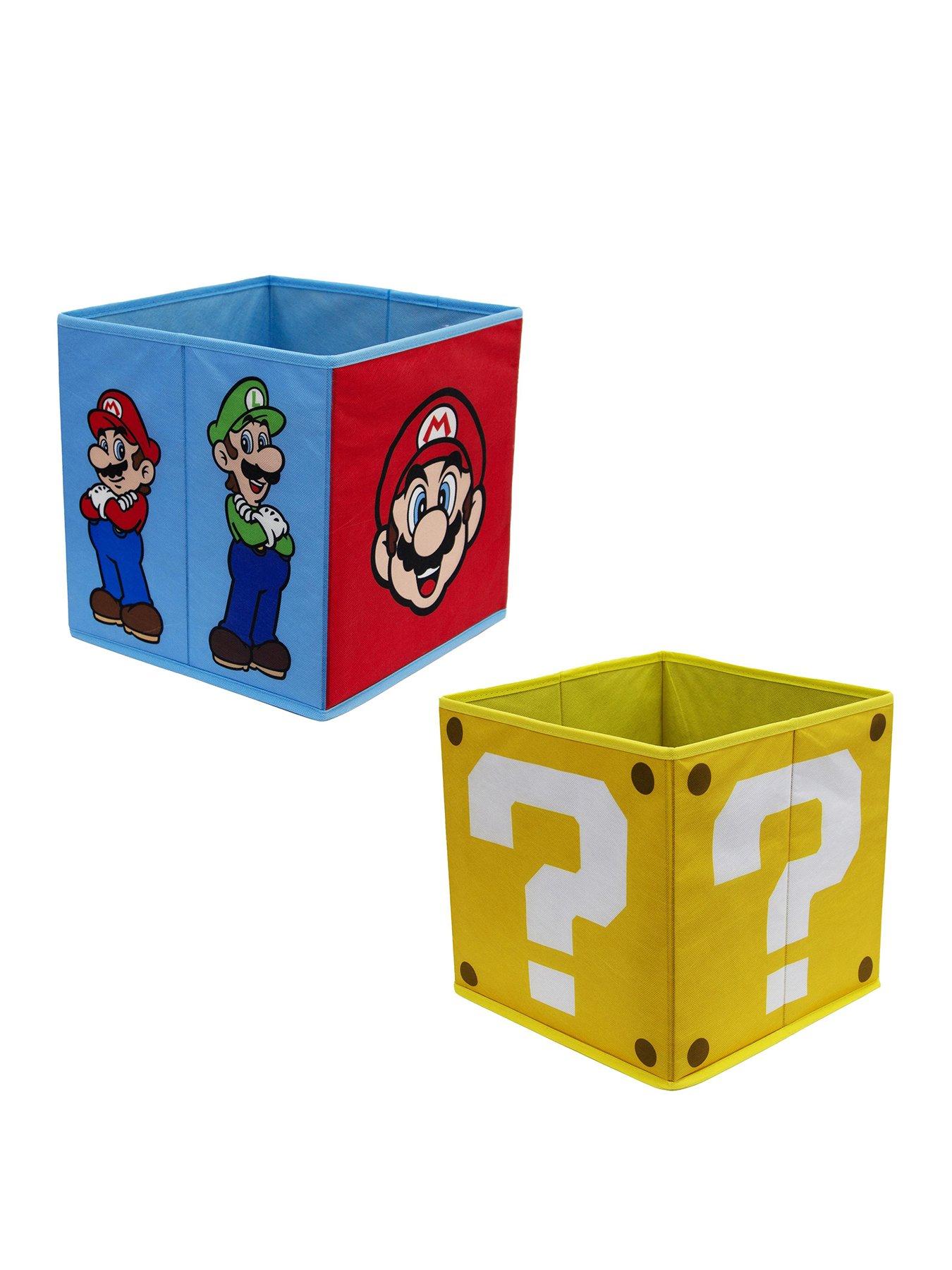 Image 2 of 6 of Super Mario Faces 2 Pack Storage Box