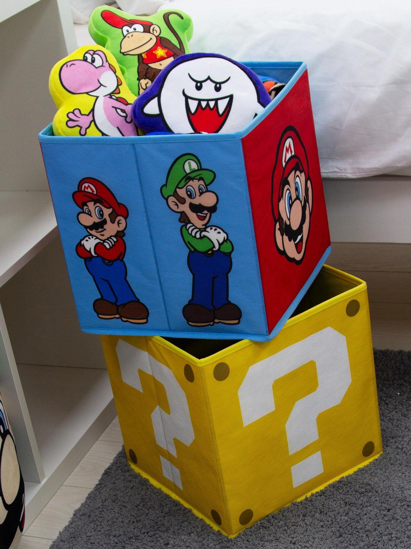Image 3 of 6 of Super Mario Faces 2 Pack Storage Box