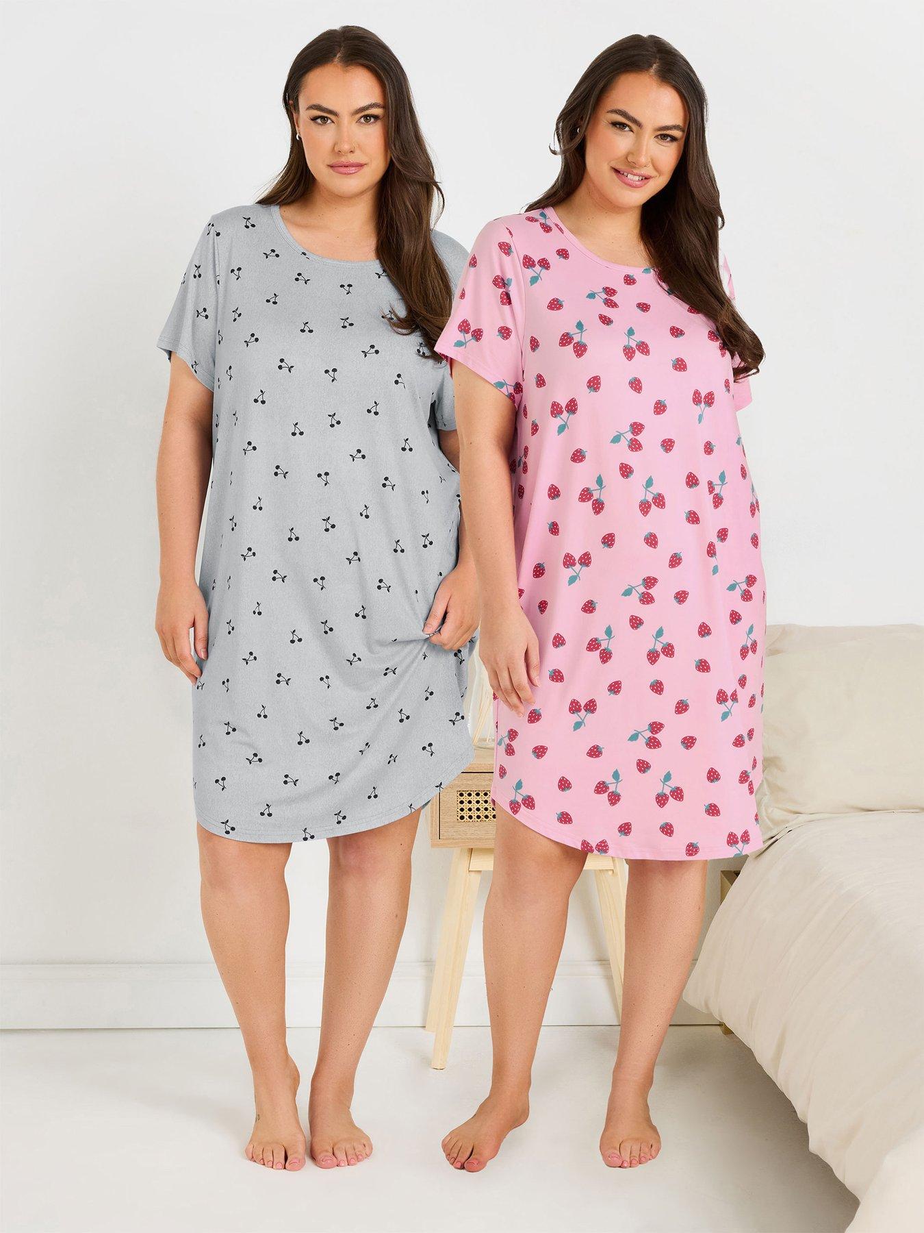 yours-curve-2-pack-fruit-dipped-back-nightdress