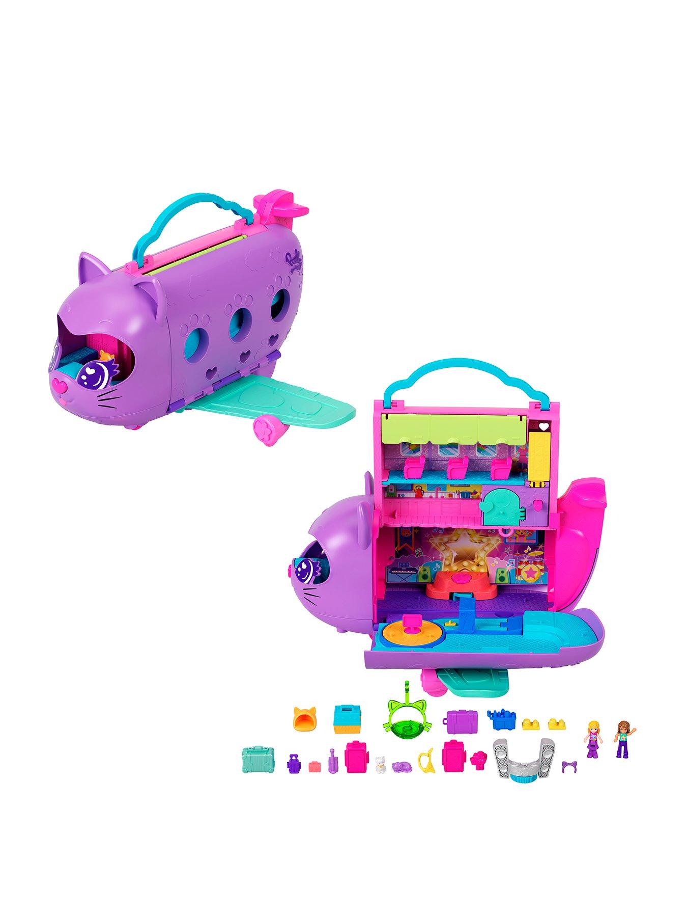 Polly Pocket Dolls and Playset - Kitty Airways