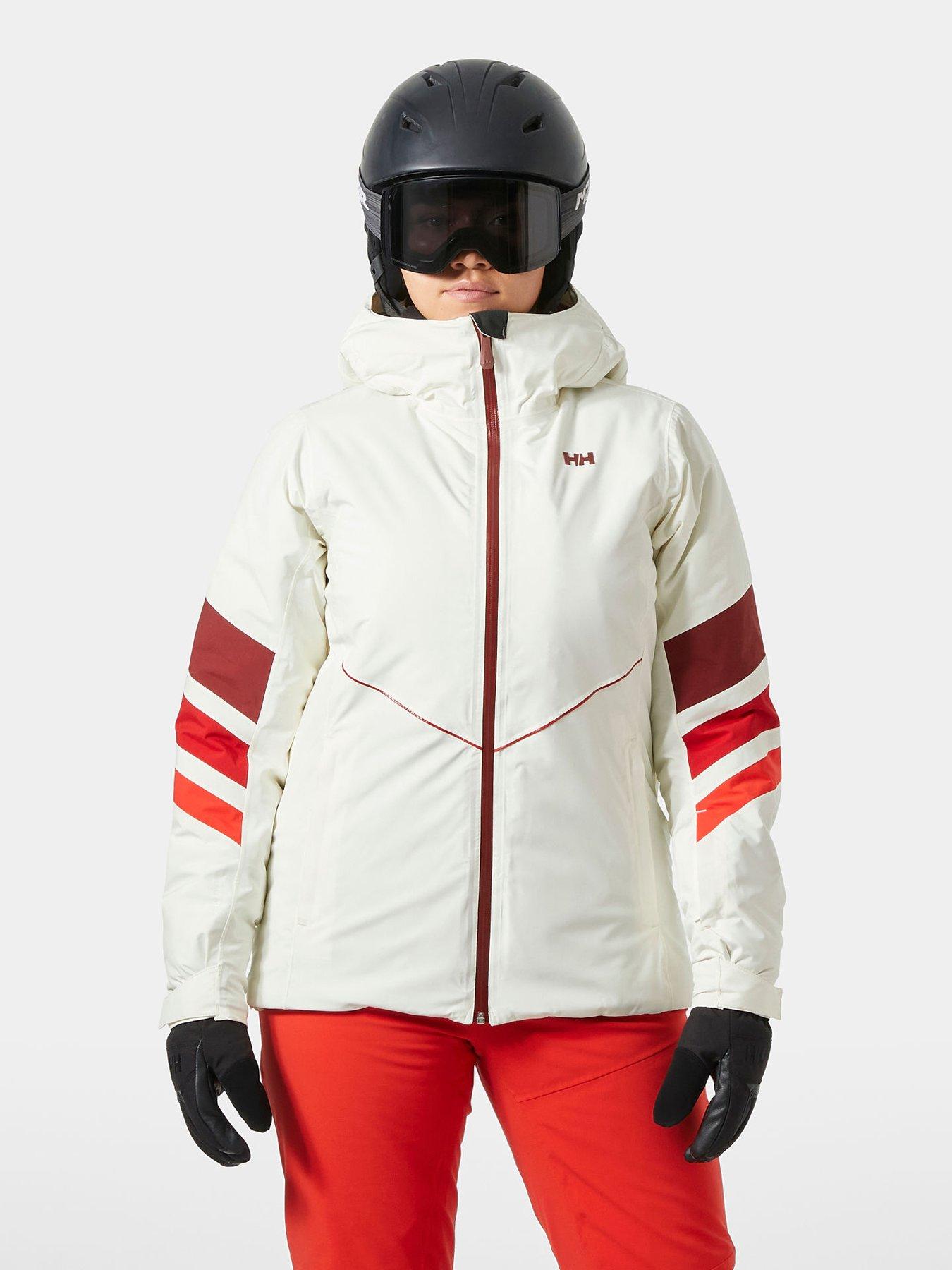 Helly Hansen Womens Panorama Insulated Ski Jacket (with Free Ski Pass) - Cream