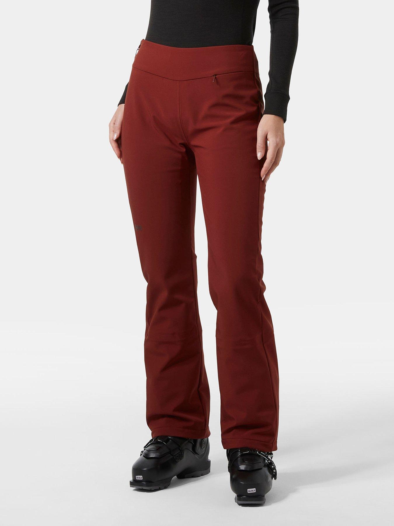 Helly Hansen Womens Nora Softshell Ski Pant (with Free Ski Pass) - Mars