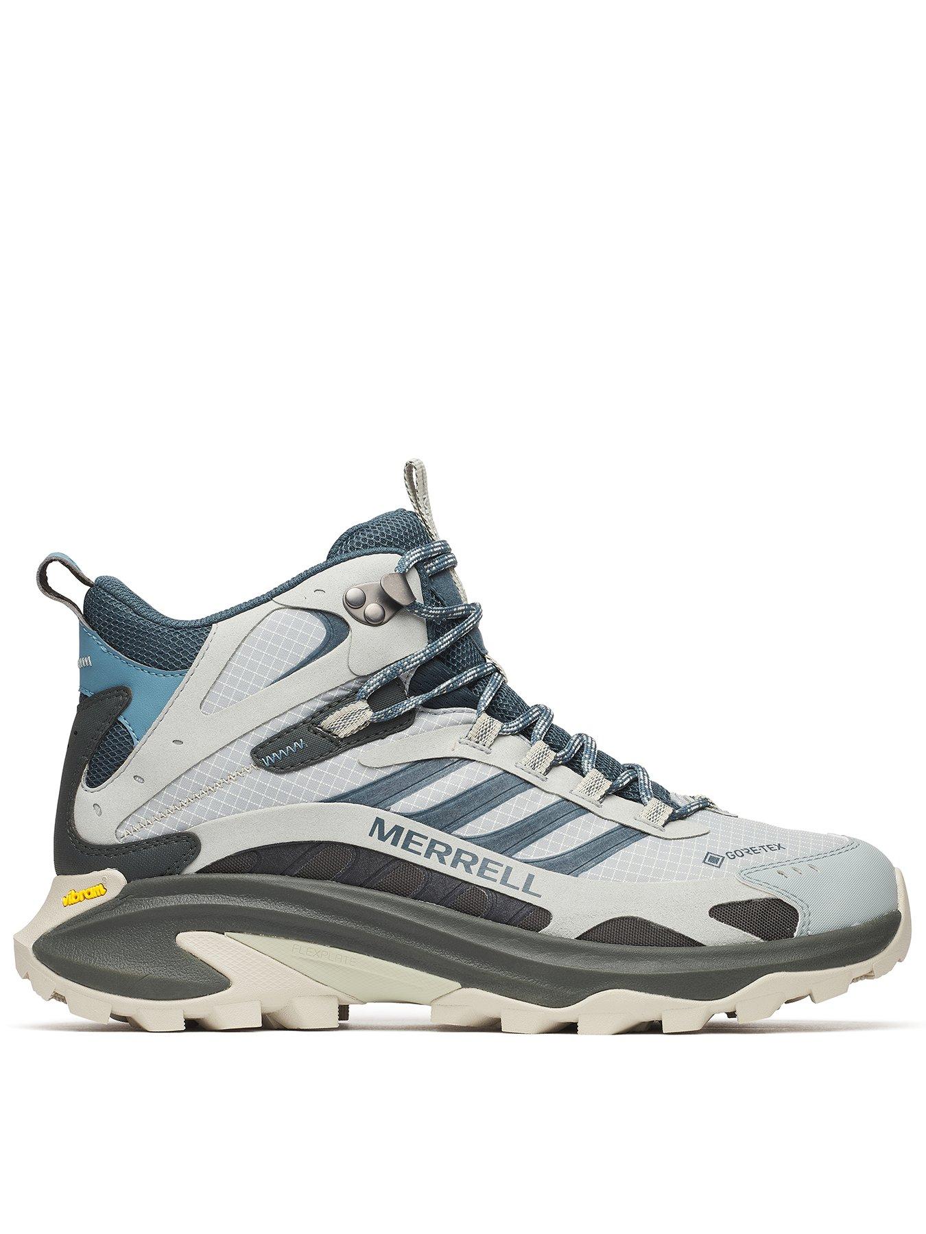 Image 1 of 4 of Merrell Mens Moab Speed 2 Mid Goretex Hiking Boots - Grey