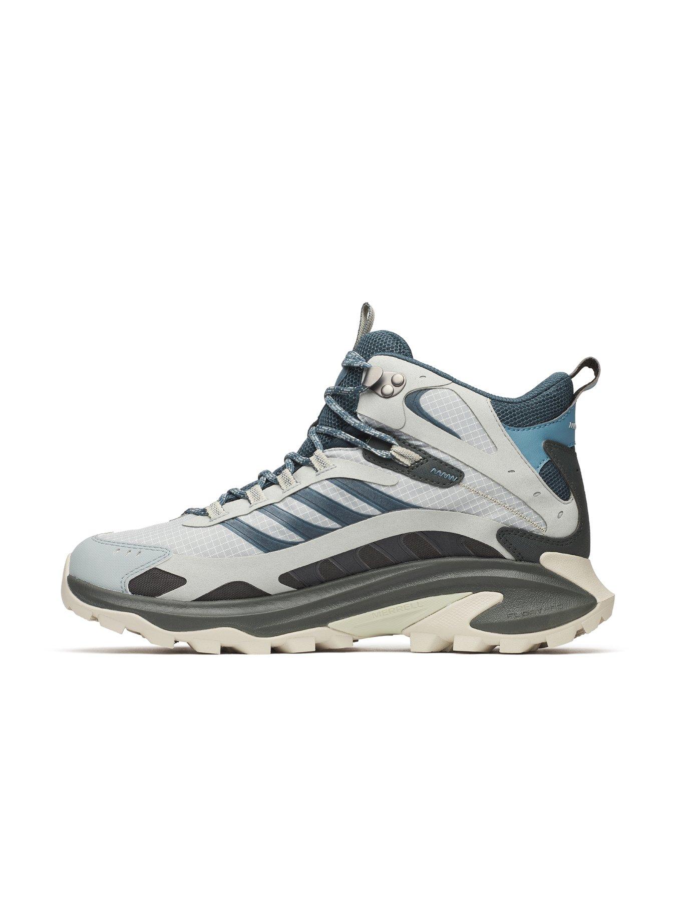 Image 4 of 4 of Merrell Mens Moab Speed 2 Mid Goretex Hiking Boots - Grey
