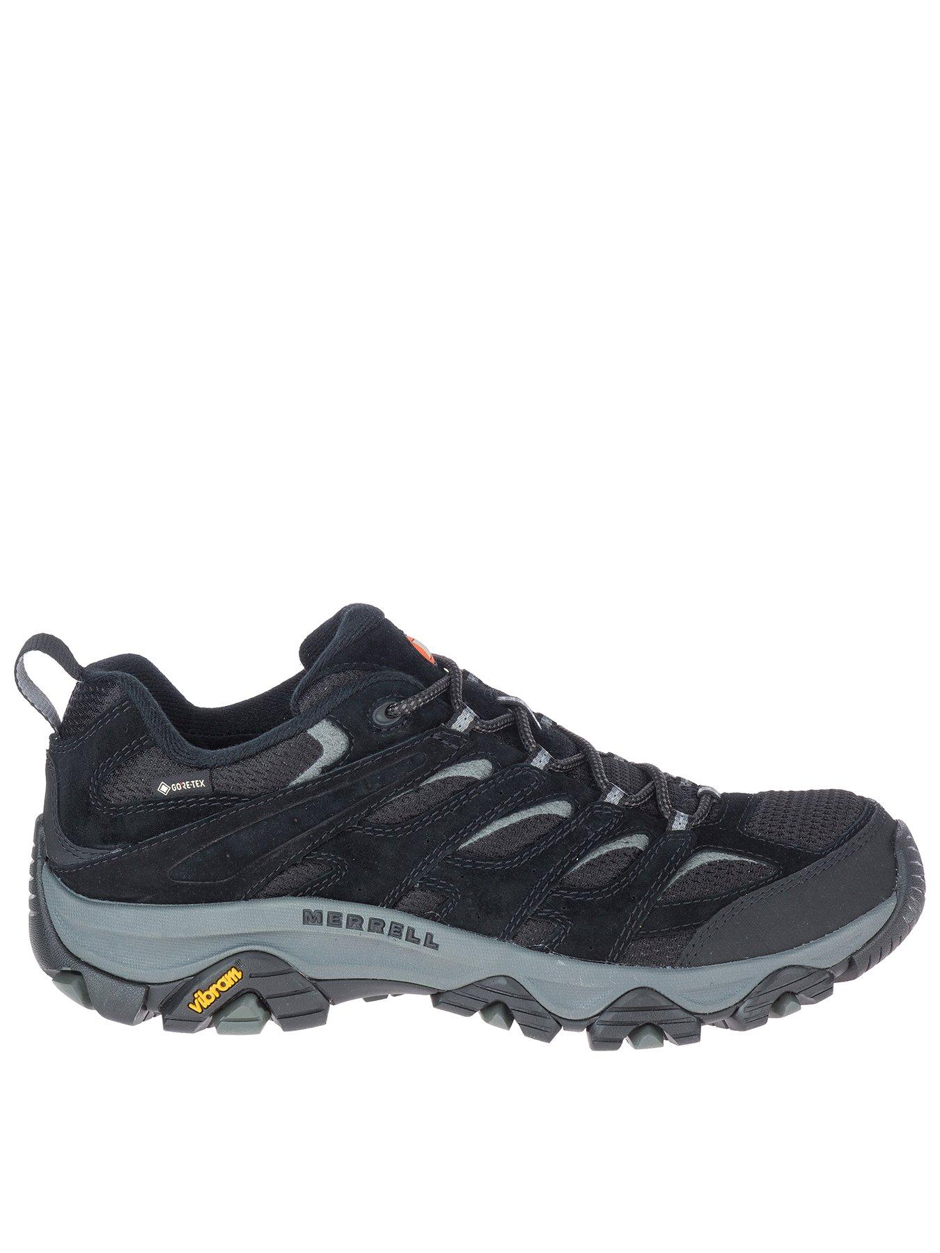  image of merrell-mens-moab-3-gore-texnbsphiking-shoes-black