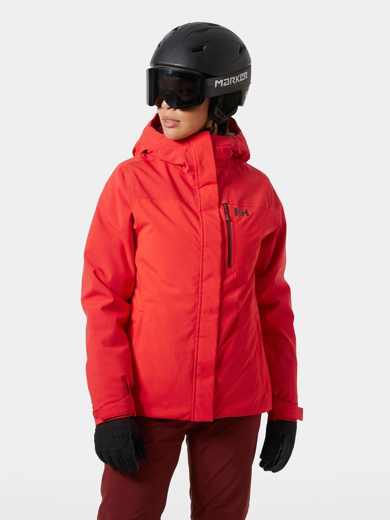  image of helly-hansen-womens-snoplay-ski-jacket-red