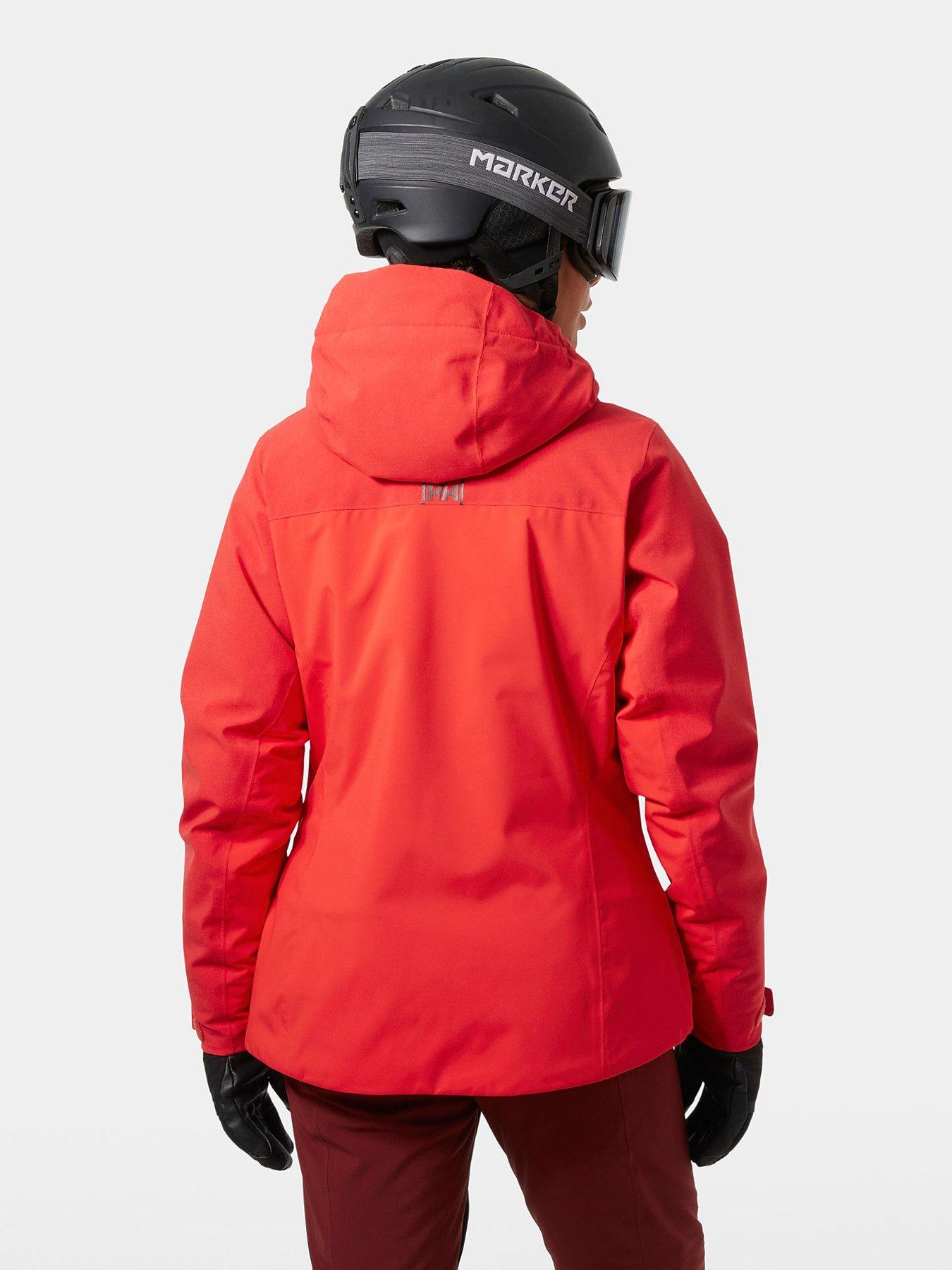  image of helly-hansen-womens-snoplay-ski-jacket-red