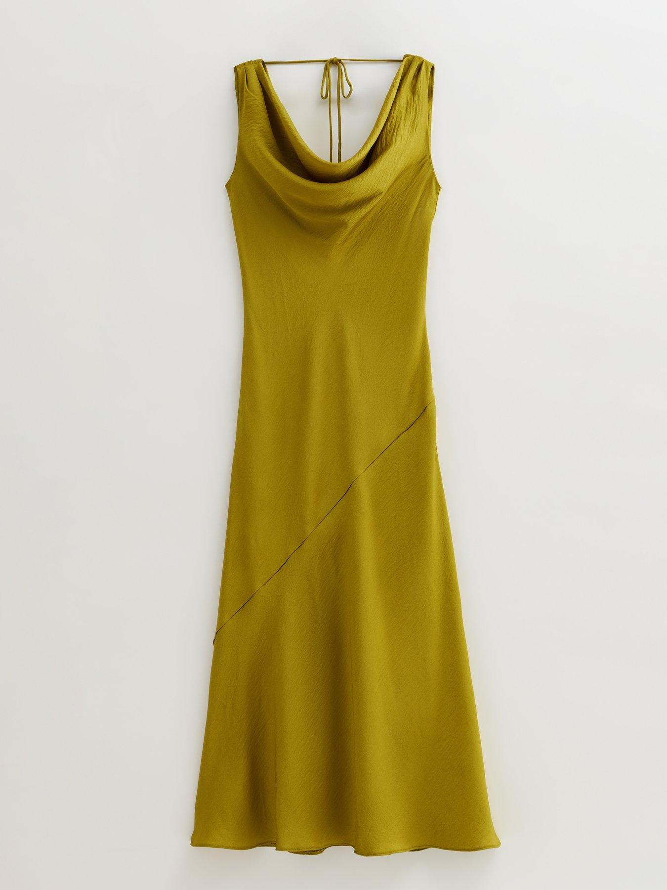 New Look Cowl Neck Midaxi Dress - Green | Littlewoods