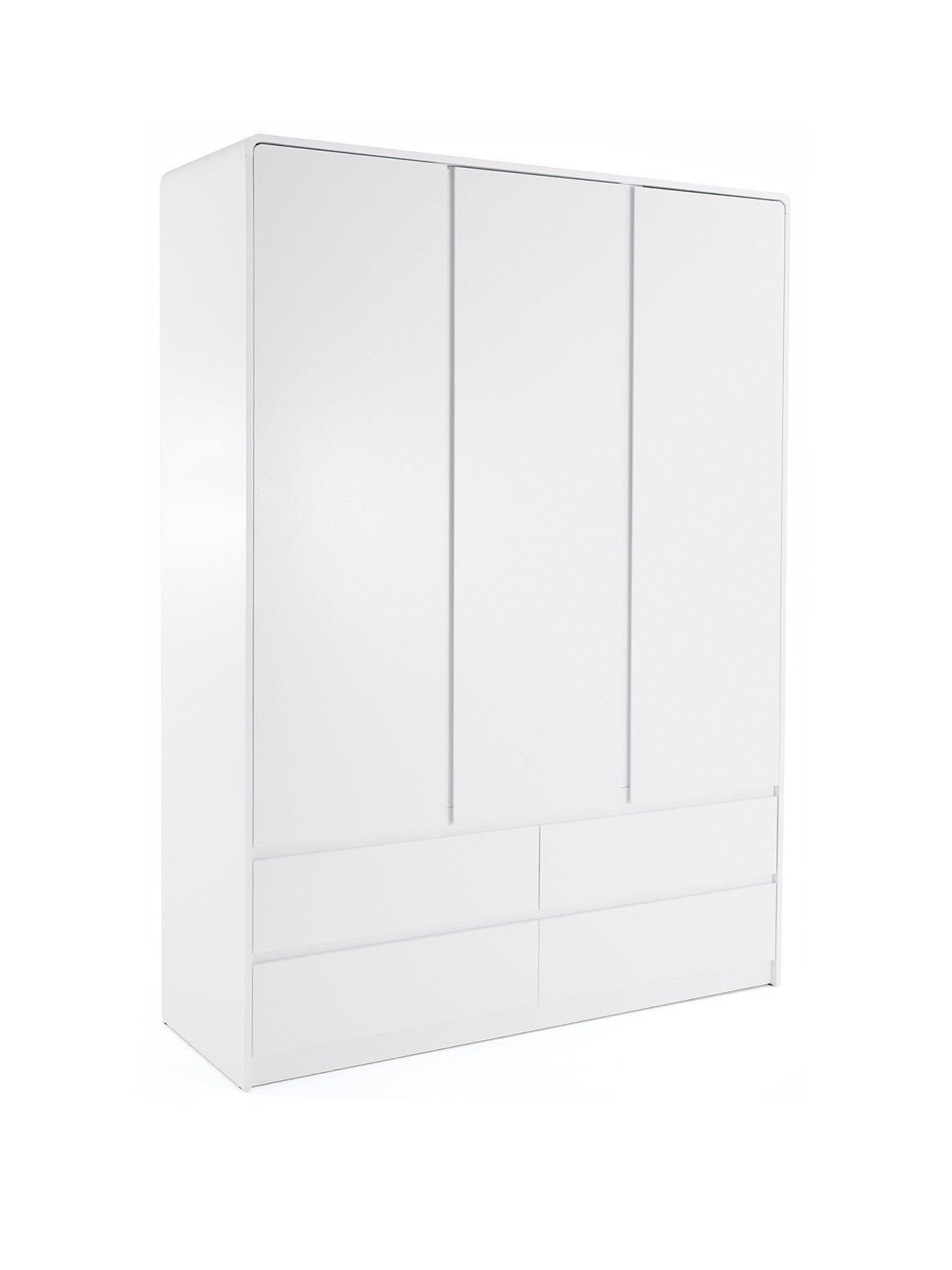  image of very-home-bailey-3-door-4-drw-wardrobe-fscreg-certified