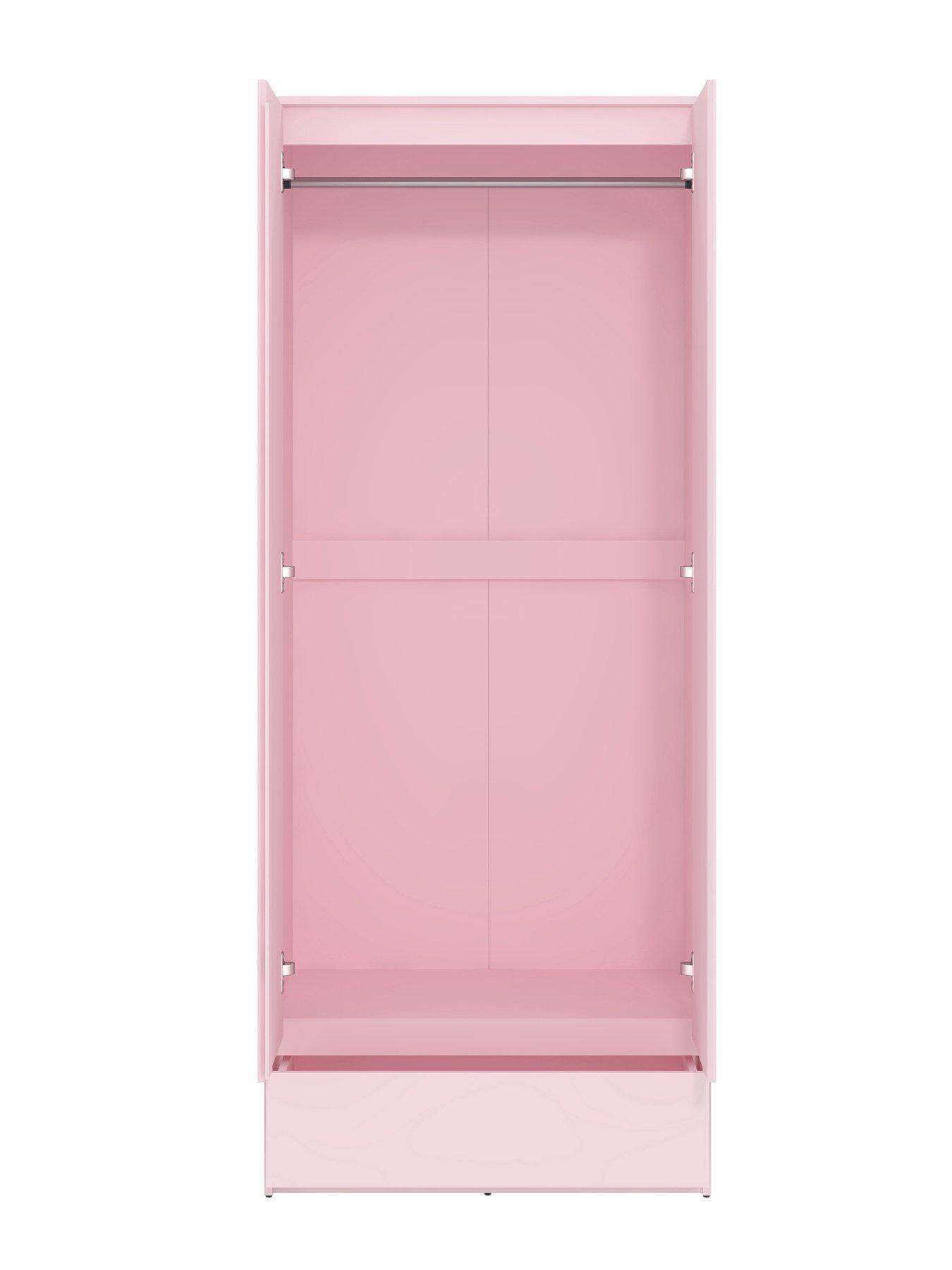  image of very-home-bailey-2-door-1-drw-wardrobe-fscreg-certified
