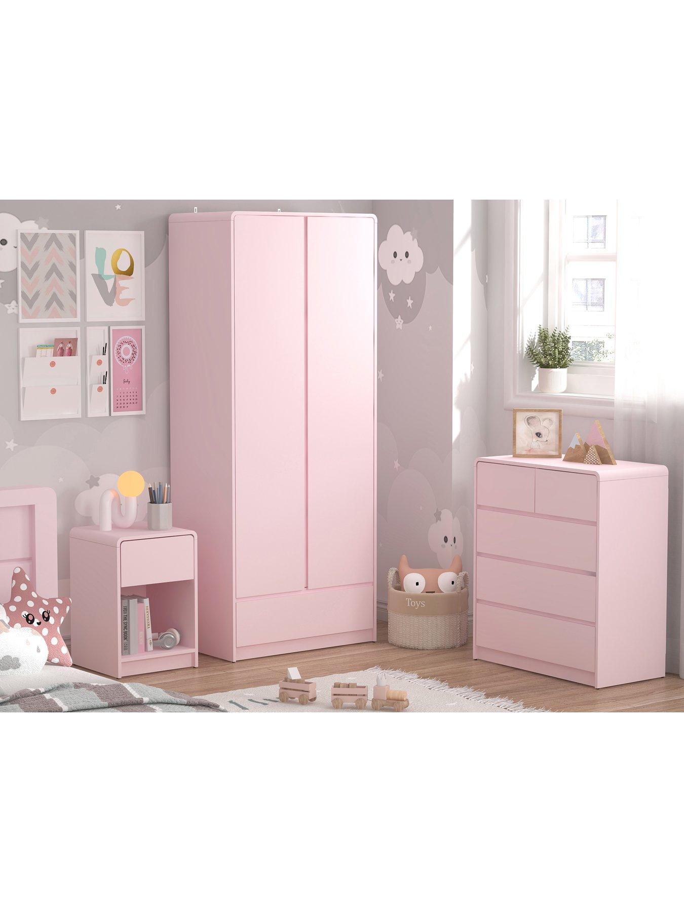 Image 6 of 7 of The Very Collection Bailey Kids 3 + 2 Drawer Chest - Pink - FSC&reg; Certified