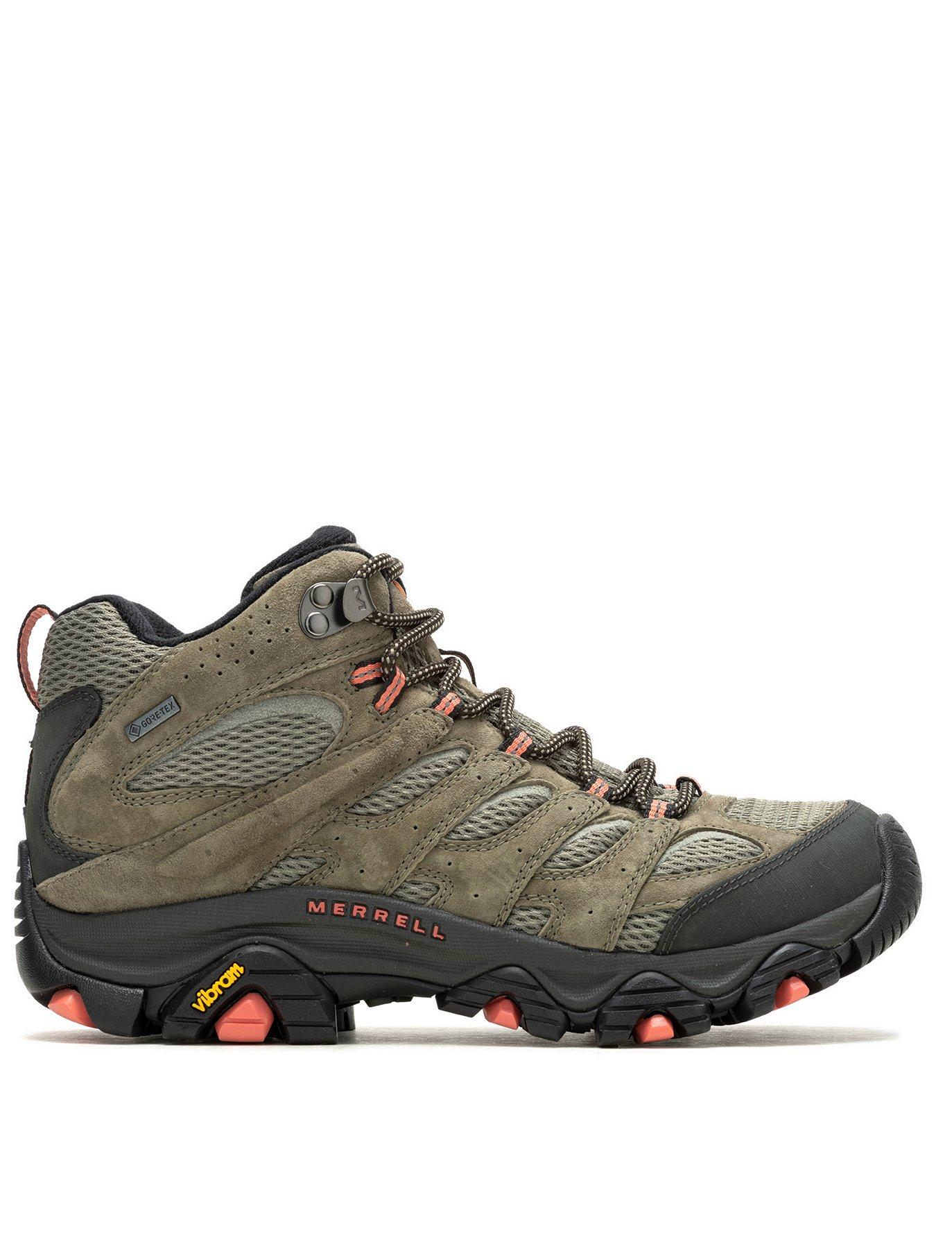 undefined Womens Moab 3 Mid Goretex Hiking Boots - Green
