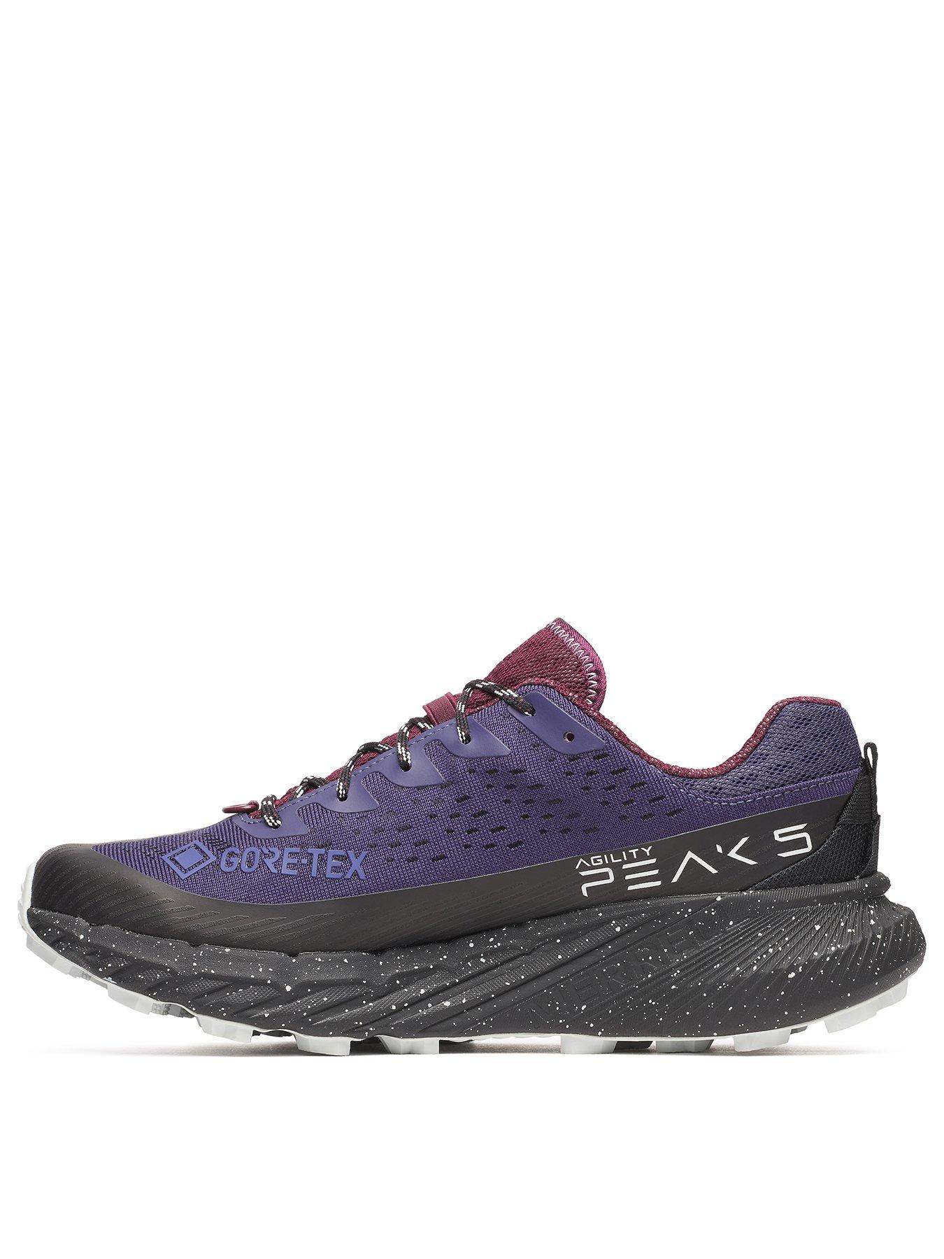 Image 2 of 4 of Merrell Womens Trail Running Agility Peak 5 Goretex Shoes - Purple