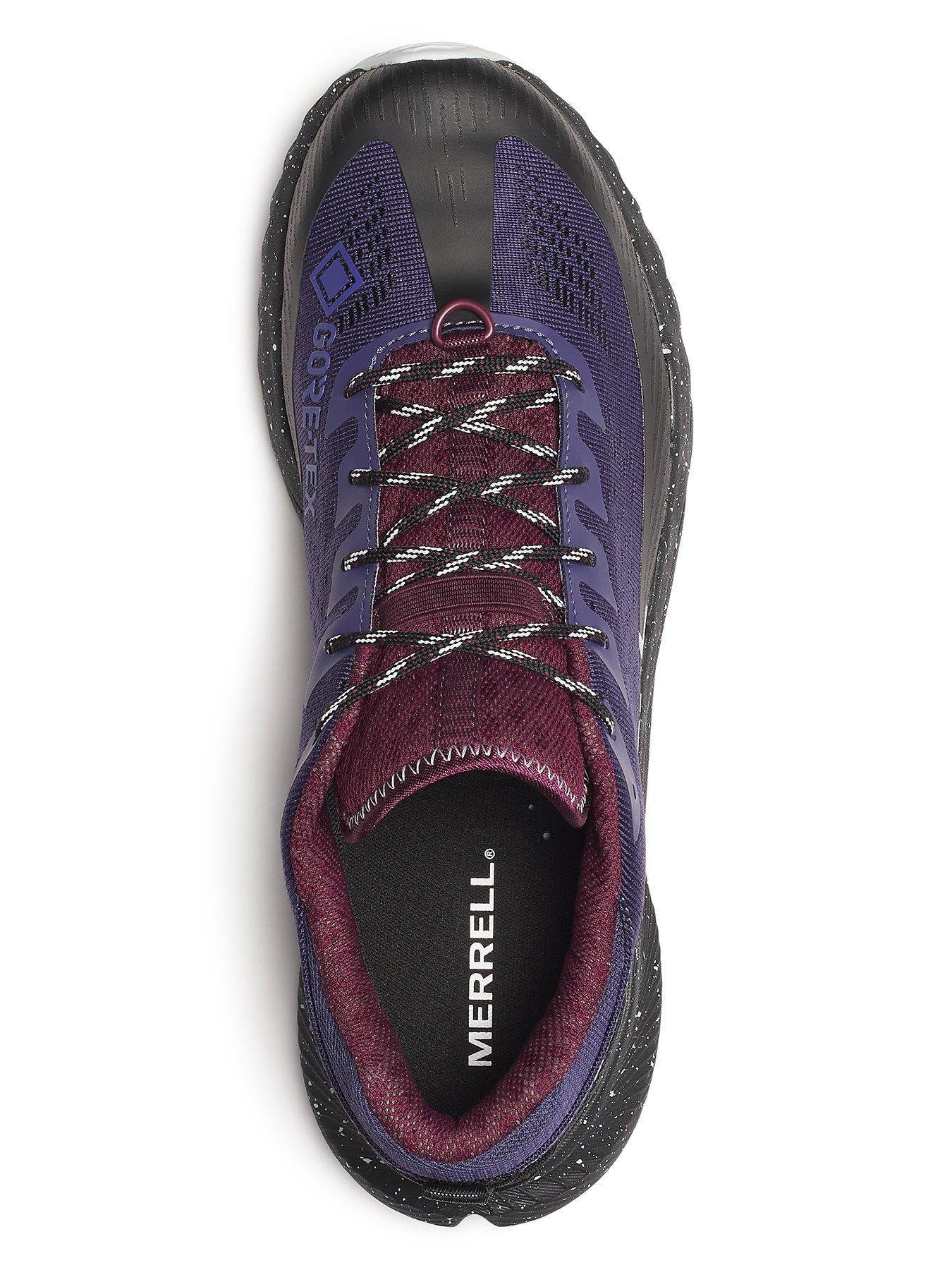 Image 3 of 4 of Merrell Womens Trail Running Agility Peak 5 Goretex Shoes - Purple