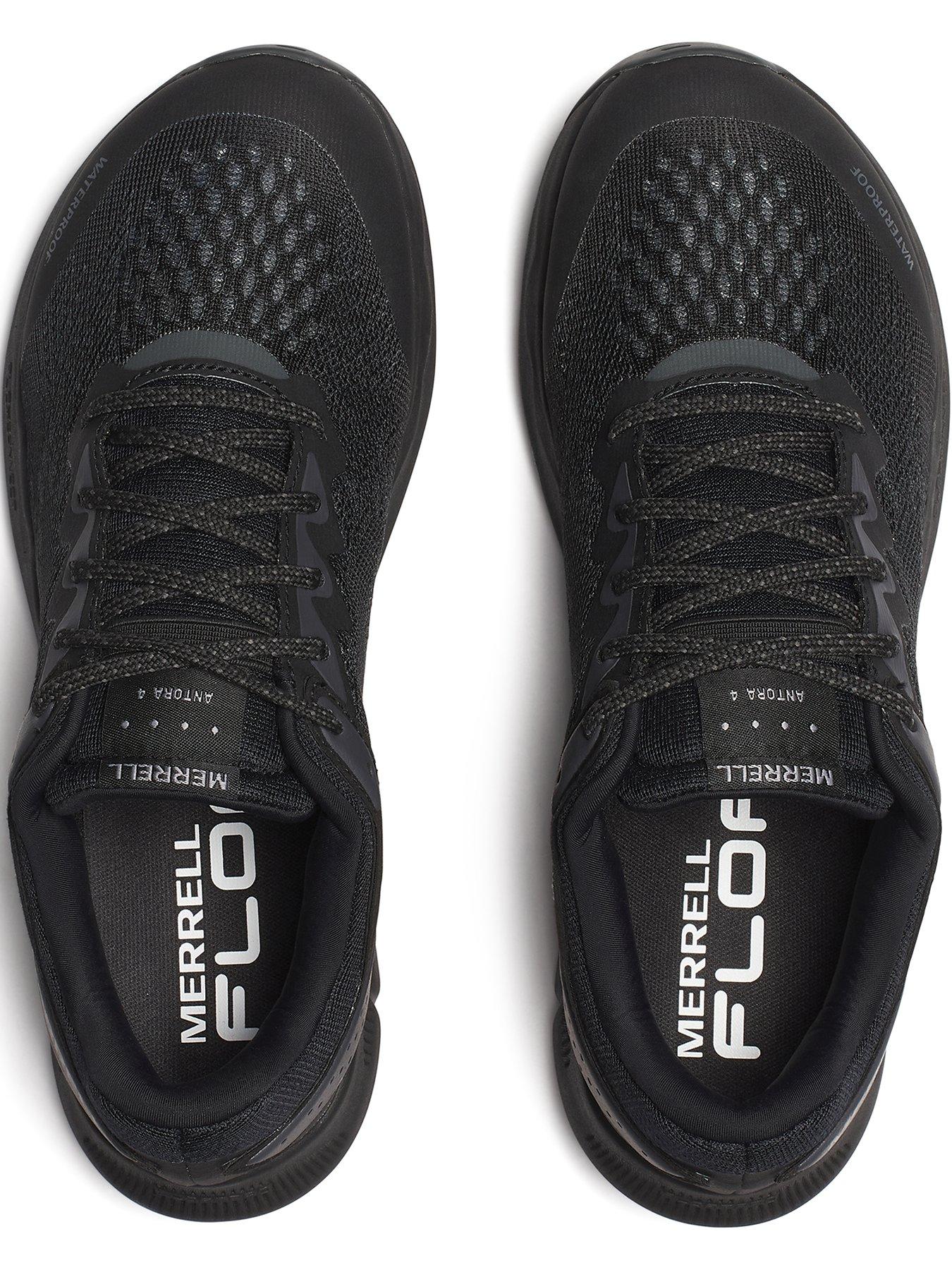 Image 3 of 4 of Merrell Womens Trail Running Antora 4 Waterproof Shoes - Black