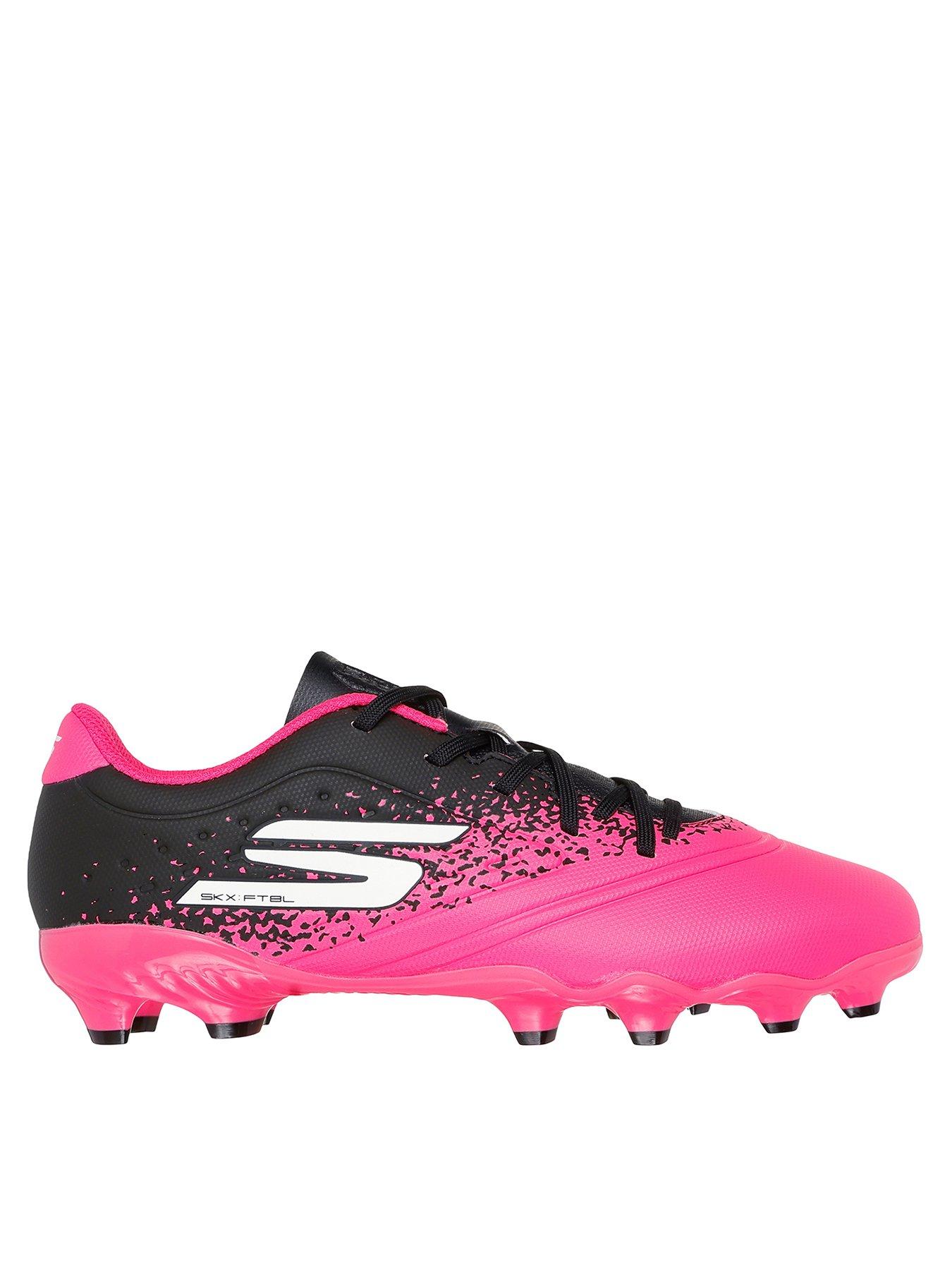  image of skechers-junior-razor-15-firm-ground-football-boots-pink