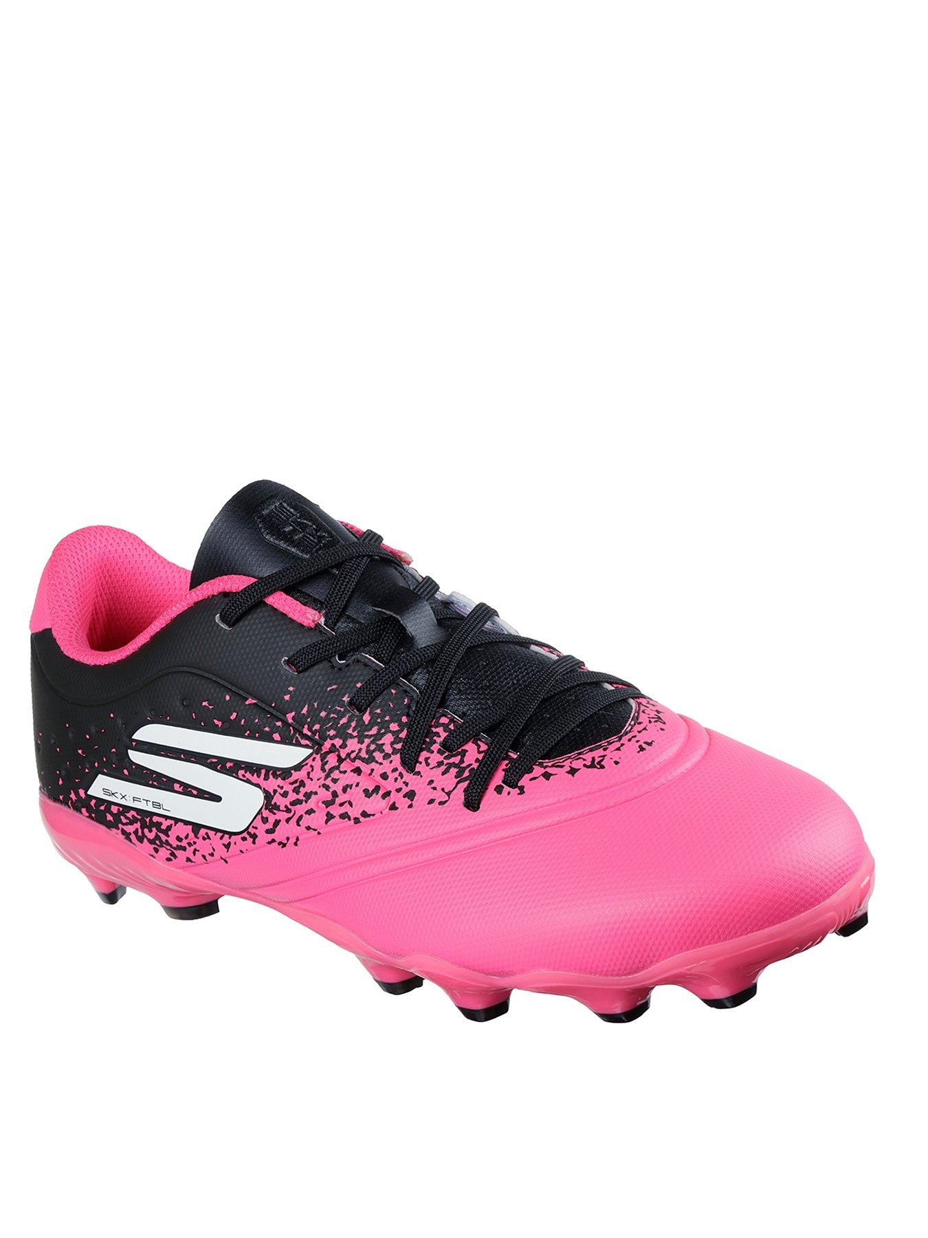  image of skechers-junior-razor-15-firm-ground-football-boots-pink