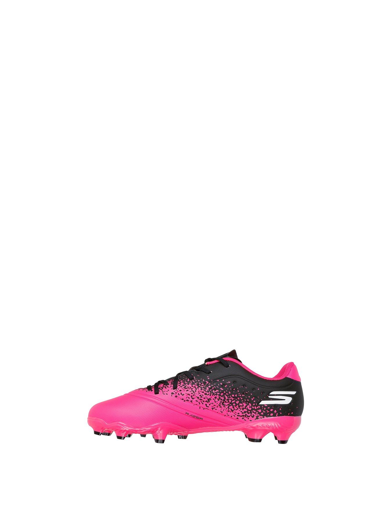  image of skechers-junior-razor-15-firm-ground-football-boots-pink