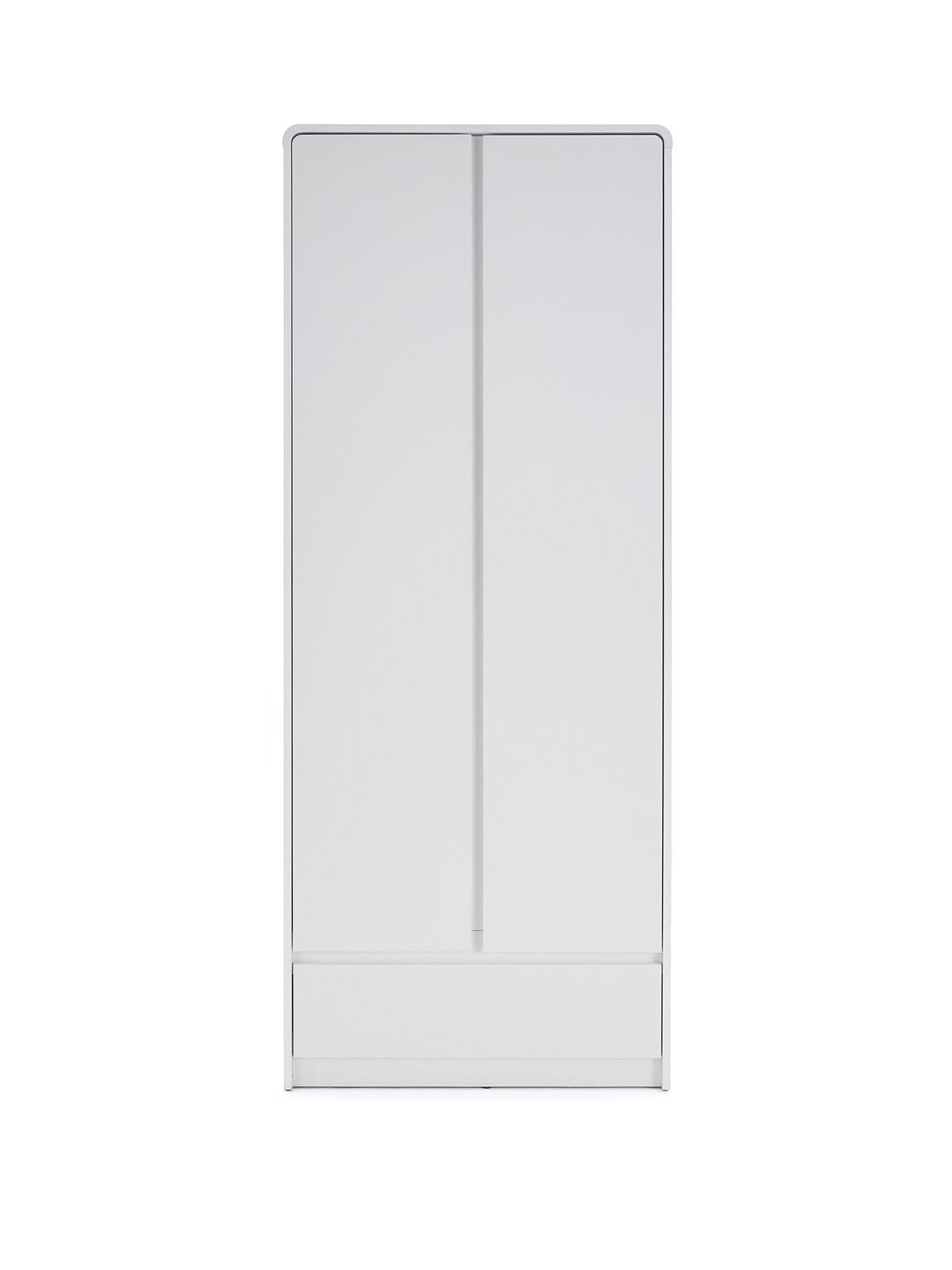  image of very-home-bailey-2-door-1-drw-wardrobe-fscreg-certified