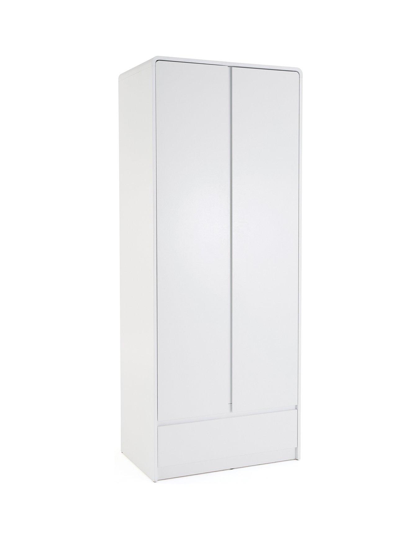  image of very-home-bailey-2-door-1-drw-wardrobe-fscreg-certified