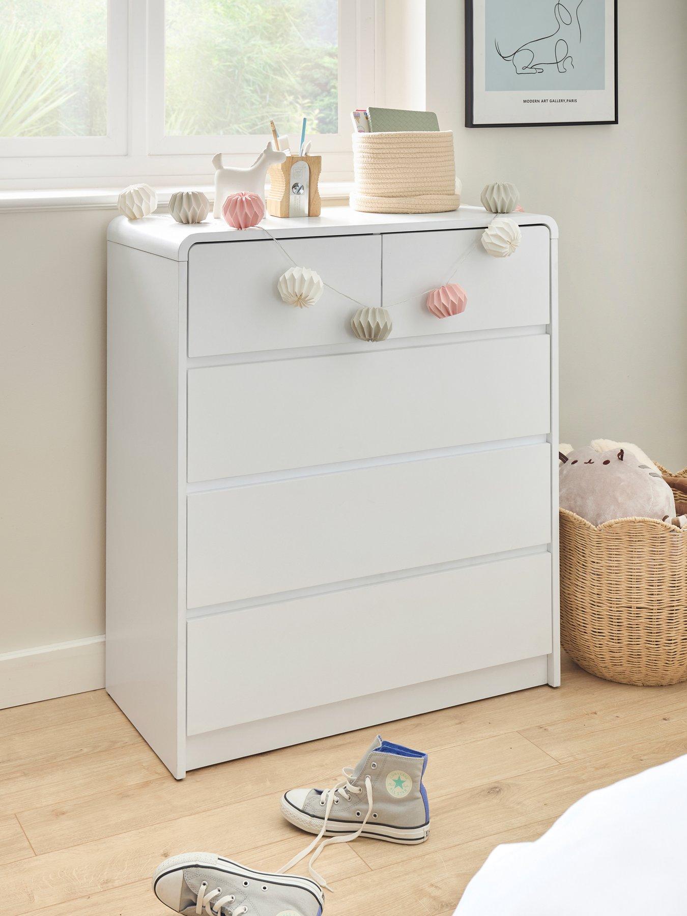 The Very Collection Bailey Kids 3 + 2 Drawer Chest - White - FSC® Certified