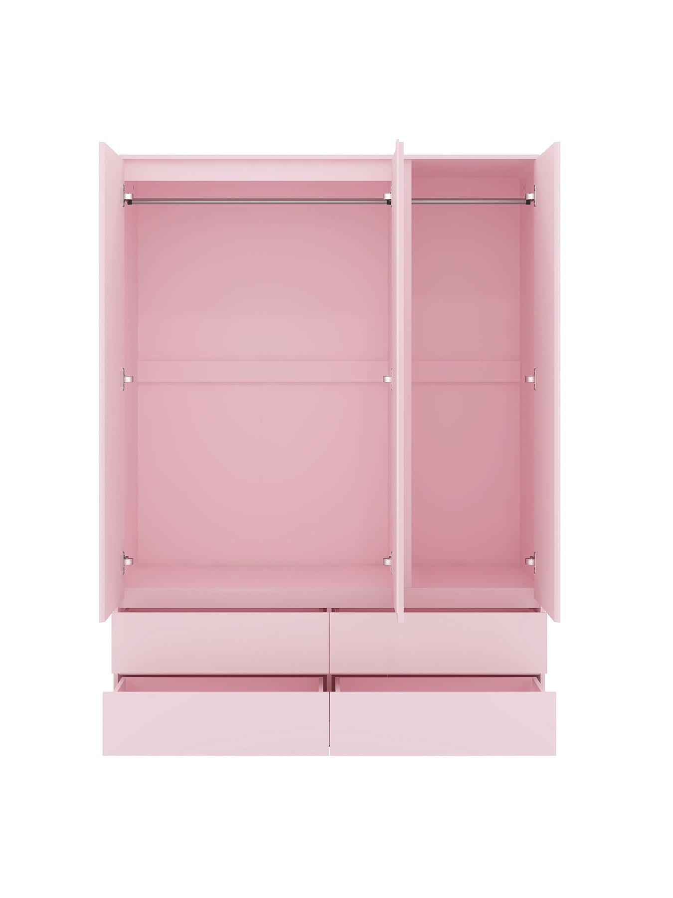 Image 4 of 7 of Very Home Bailey 3 Door 4 Drw Wardrobe - FSC&reg; Certified